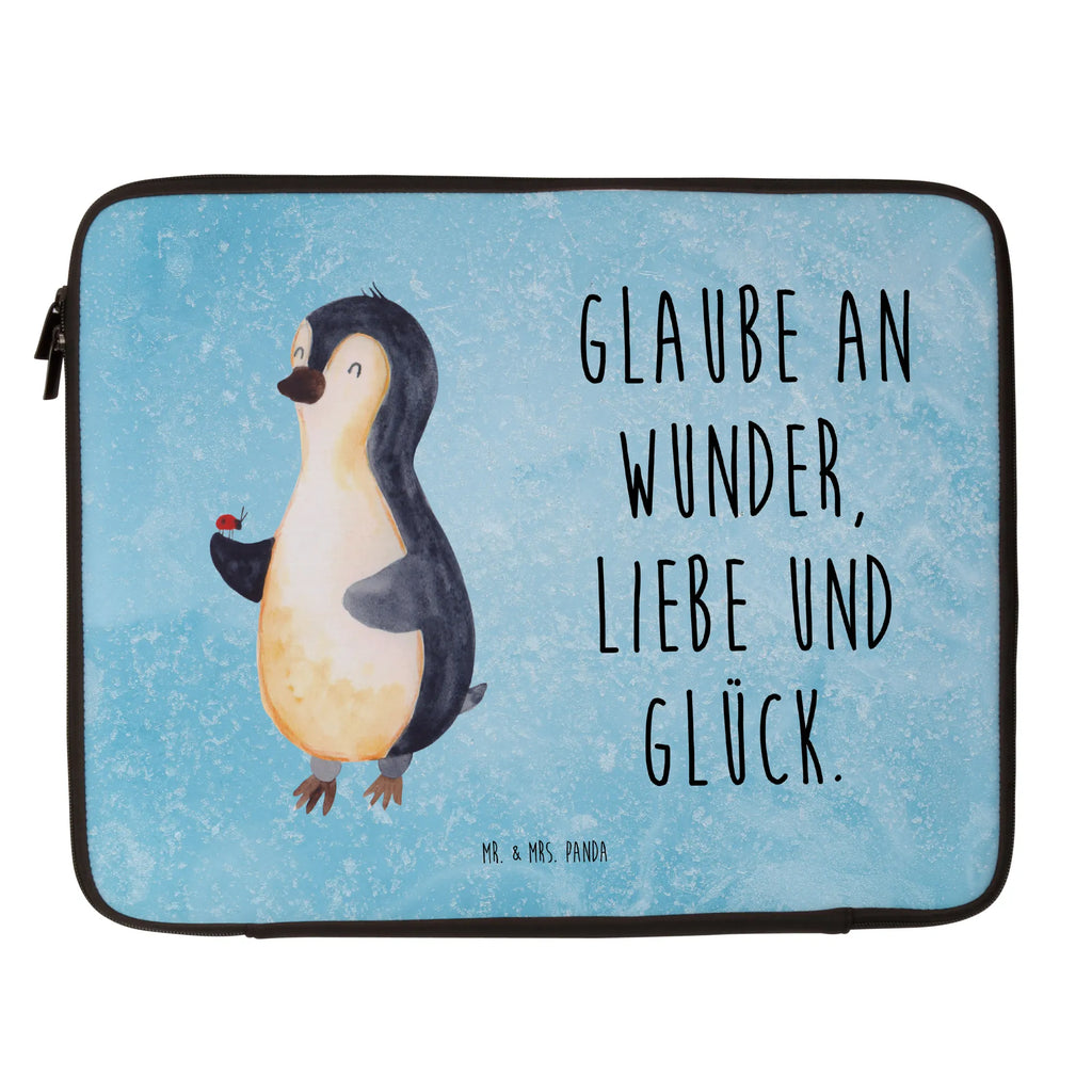 Notebook Tasche Pinguin Marienkäfer Notebook Tasche, Laptop, Computertasche, Tasche, Notebook-Tasche, Notebook-Reisehülle, Notebook Schutz, Pinguin, Pinguine, Marienkäfer, Liebe, Wunder, Glück, Freude, Lebensfreude