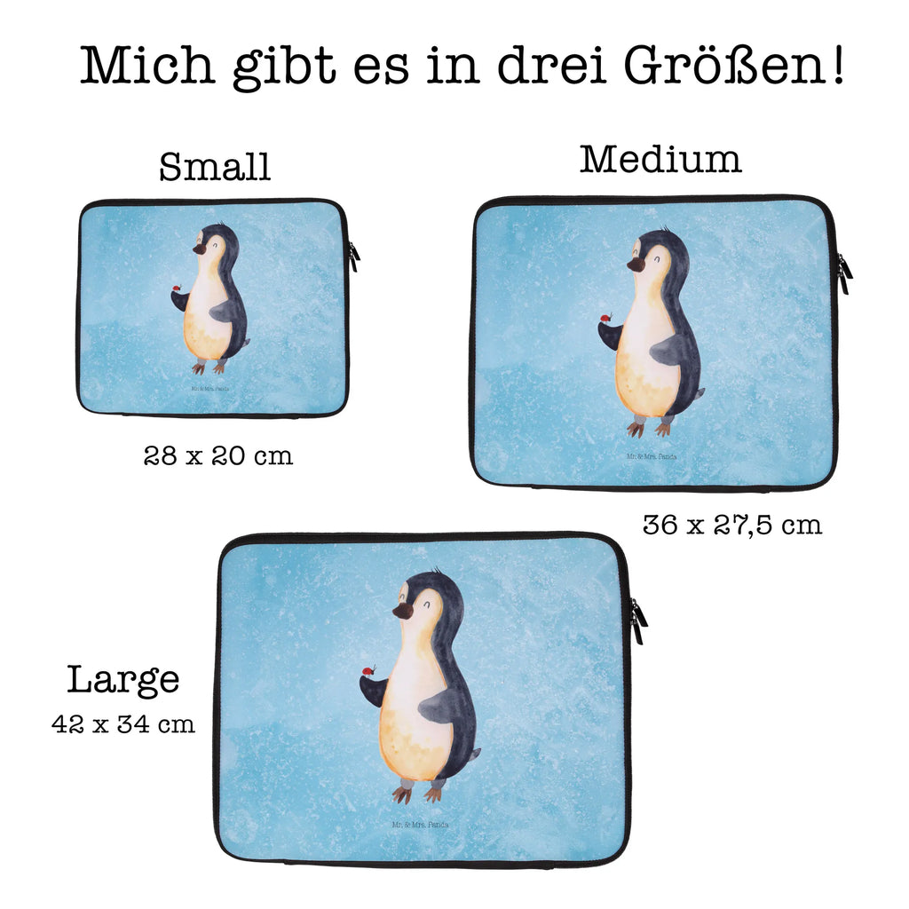 Notebook Tasche Pinguin Marienkäfer Notebook Tasche, Laptop, Computertasche, Tasche, Notebook-Tasche, Notebook-Reisehülle, Notebook Schutz, Pinguin, Pinguine, Marienkäfer, Liebe, Wunder, Glück, Freude, Lebensfreude