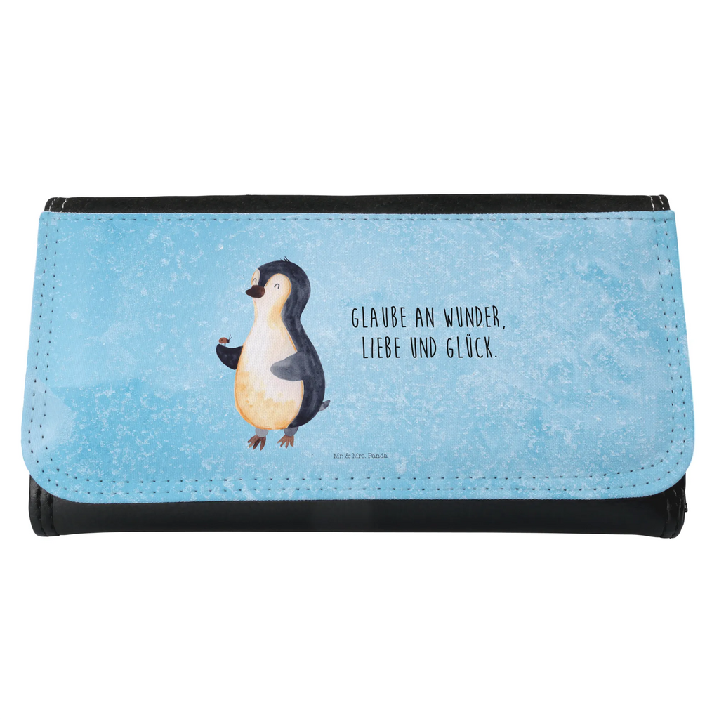 Damen Portemonnaie Pinguin Marienkäfer Portemonnaie, Portemonee, Geldbörse, Damen, Groß, XXL, Geldbeutel, Portemonnaies, Pinguin, Pinguine, Marienkäfer, Liebe, Wunder, Glück, Freude, Lebensfreude