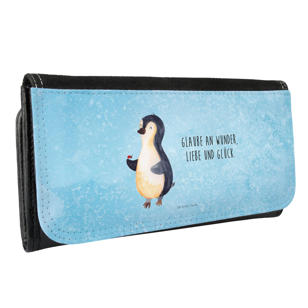 Damen Portemonnaie Pinguin Marienkäfer Portemonnaie, Portemonee, Geldbörse, Damen, Groß, XXL, Geldbeutel, Portemonnaies, Pinguin, Pinguine, Marienkäfer, Liebe, Wunder, Glück, Freude, Lebensfreude