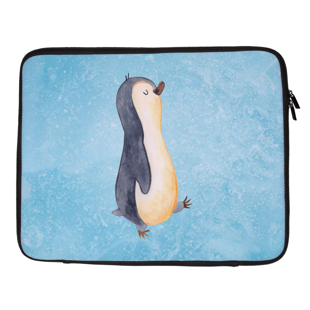 Notebook Tasche Pinguin marschieren Notebook Tasche, Laptop, Computertasche, Tasche, Notebook-Tasche, Notebook-Reisehülle, Notebook Schutz, Pinguin, Pinguine, Frühaufsteher, Langschläfer, Bruder, Schwester, Familie