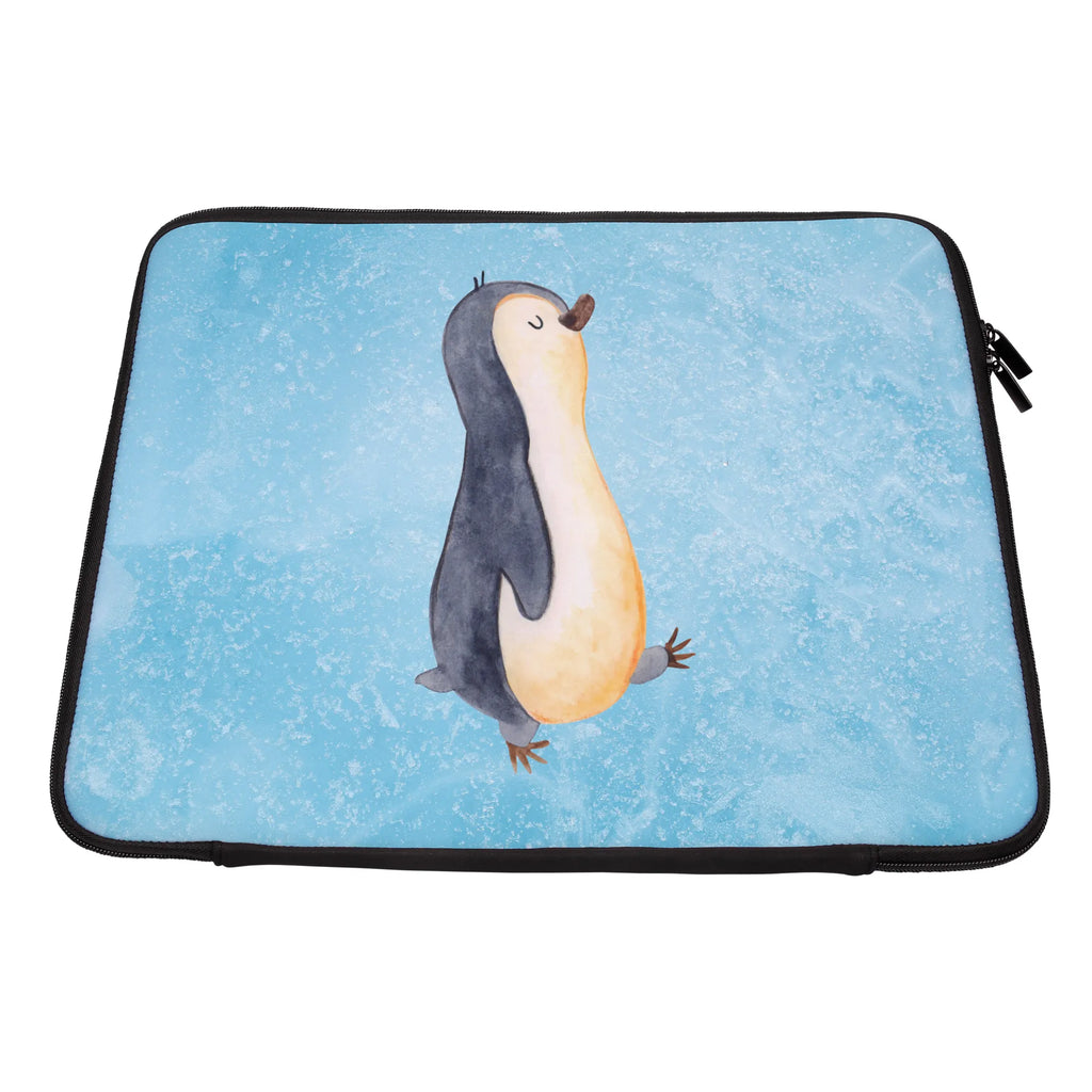 Notebook Tasche Pinguin marschieren Notebook Tasche, Laptop, Computertasche, Tasche, Notebook-Tasche, Notebook-Reisehülle, Notebook Schutz, Pinguin, Pinguine, Frühaufsteher, Langschläfer, Bruder, Schwester, Familie