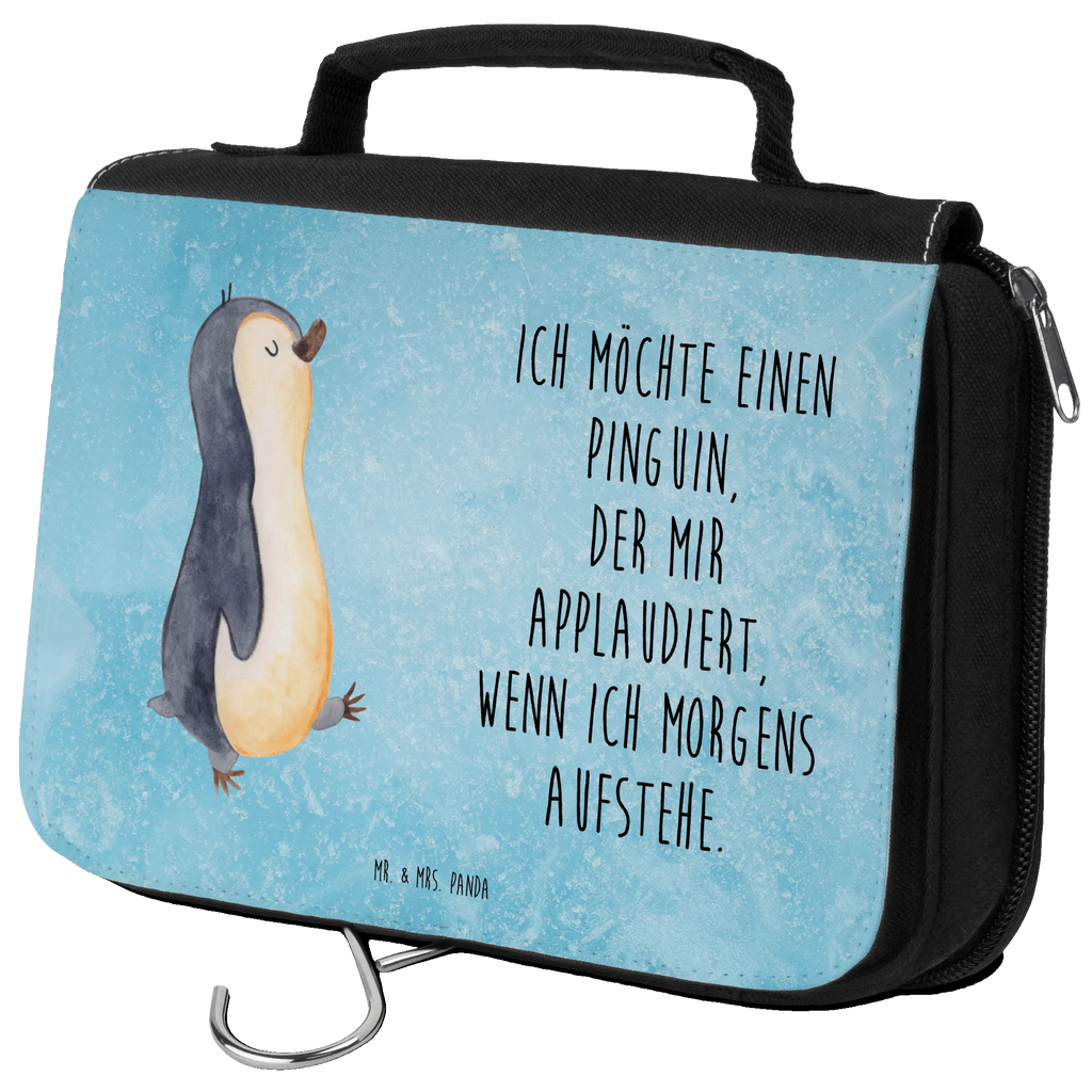 Kulturbeutel Pinguin marschieren Kulturbeutel, Zum Aufhängen, Waschtasche, Kosmetiktasche, Damen, Herren, Aufbewahrungstasche, Schminktasche, Kosmetikbeutel, Organizer, Kulturtasche, Schminkutensil, Pinguin, Pinguine, Frühaufsteher, Langschläfer, Bruder, Schwester, Familie