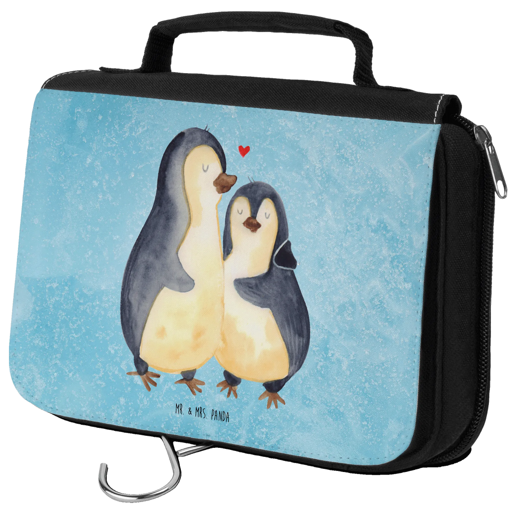 Kulturbeutel Pinguin umarmen Kulturbeutel, Zum Aufhängen, Waschtasche, Kosmetiktasche, Damen, Herren, Aufbewahrungstasche, Schminktasche, Kosmetikbeutel, Organizer, Kulturtasche, Schminkutensil, Pinguin, Liebe, Liebespaar, Liebesbeweis, Liebesgeschenk, Verlobung, Jahrestag, Hochzeitstag, Hochzeit, Hochzeitsgeschenk