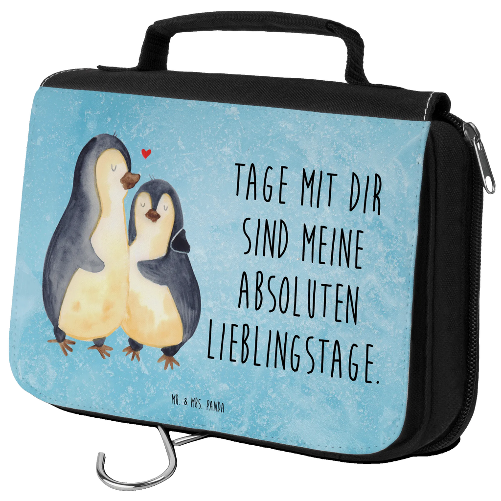 Kulturbeutel Pinguin umarmen Kulturbeutel, Zum Aufhängen, Waschtasche, Kosmetiktasche, Damen, Herren, Aufbewahrungstasche, Schminktasche, Kosmetikbeutel, Organizer, Kulturtasche, Schminkutensil, Pinguin, Liebe, Liebespaar, Liebesbeweis, Liebesgeschenk, Verlobung, Jahrestag, Hochzeitstag, Hochzeit, Hochzeitsgeschenk