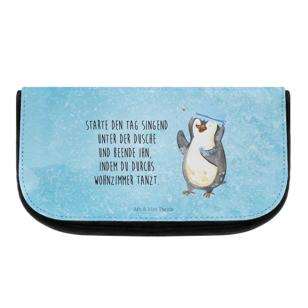 Kosmetiktasche Pinguin duscht Kosmetikbeutel, Kulturtasche, Kulturbeutel, Schminktasche, Make-Up Tasche, Kosmetiktasche, Beauty Bag, Kosmetiktasche Damen, Make Up Tasche, Kosmetik Tasche, Kosmetiktasche Klein, Kleine Kosmetiktasche, Schminktasche Klein, Kosmetiktasche Mit Fächern, Schminktäschen, Schminke Tasche, Kosmetiktaschen Damen, Beauty Case, Schmink Täschchen, Pinguin, Pinguine, Dusche, duschen, Lebensmotto, Motivation, Neustart, Neuanfang, glücklich sein