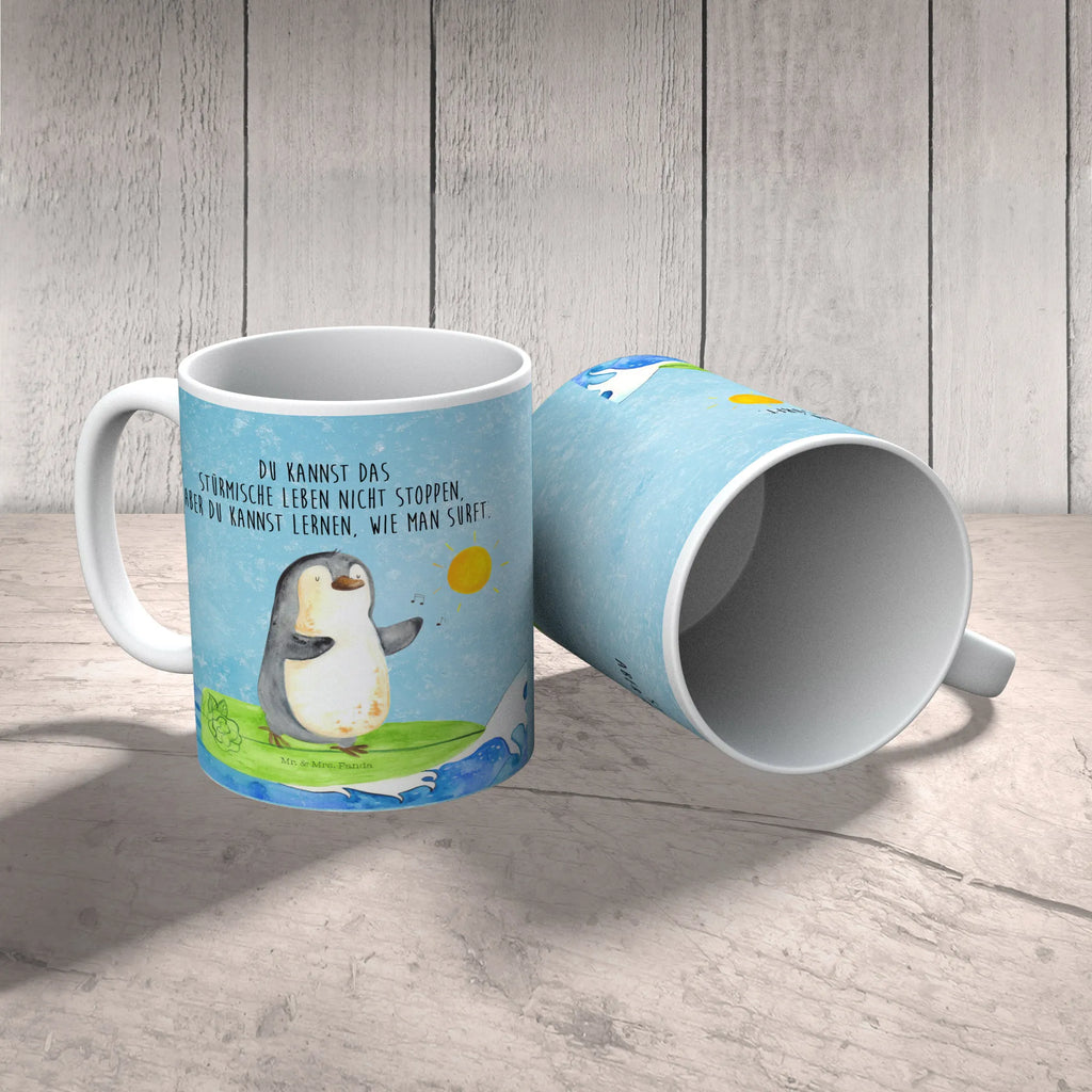 Kindertasse Pinguin Surfer Kindertasse, Kinder Tasse, Kunststoff Tasse, Kindergarten Tasse, Trinkbecher, Camping Becher, Kaffeetasse, Kunststoffbecher, Kindergartenbecher, Outdoorgeschirr, Kunststoffgeschirr, Reisebecher, Reisetasse, Kinderbecher, Bruchfeste Tasse, Bruchsichere Tasse, Plastik Tasse, Plastiktasse, Pinguin, Pinguine, surfen, Surfer, Hawaii, Urlaub, Wellen, Wellen reiten, Portugal