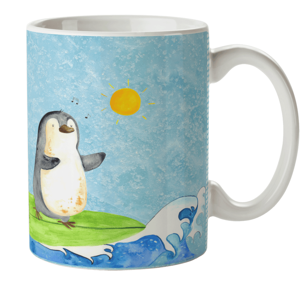 Kindertasse Pinguin Surfer Kindertasse, Kinder Tasse, Kunststoff Tasse, Kindergarten Tasse, Trinkbecher, Camping Becher, Kaffeetasse, Kunststoffbecher, Kindergartenbecher, Outdoorgeschirr, Kunststoffgeschirr, Reisebecher, Reisetasse, Kinderbecher, Bruchfeste Tasse, Bruchsichere Tasse, Plastik Tasse, Plastiktasse, Pinguin, Pinguine, surfen, Surfer, Hawaii, Urlaub, Wellen, Wellen reiten, Portugal