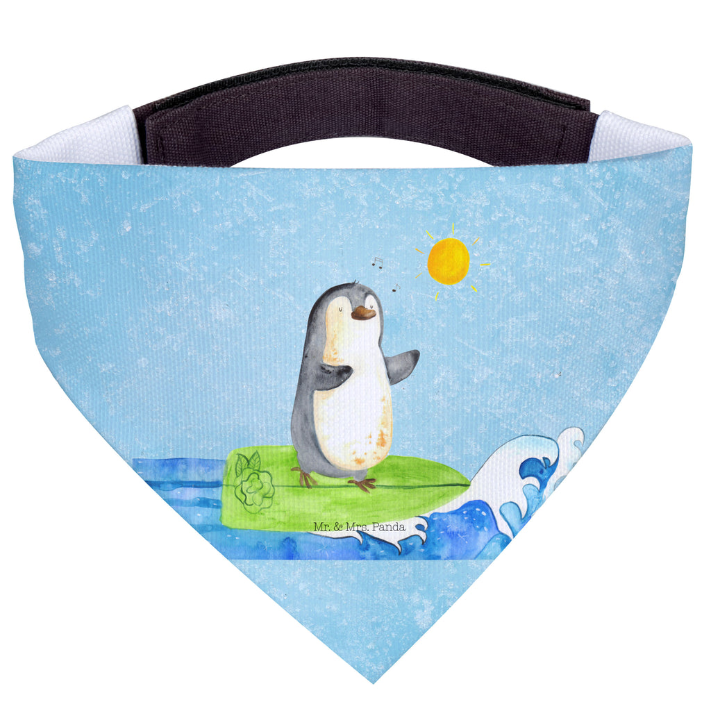 Hundehalstuch Pinguin Surfer Hundehalstuch, Halstuch, Hunde, Tuch, mittel, mittelgroße Hunde, Pinguin, Pinguine, surfen, Surfer, Hawaii, Urlaub, Wellen, Wellen reiten, Portugal