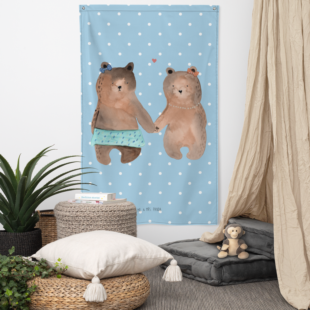 Wandteppich Bär Freundin Wandbehang, Dekoration, Boho, Wandteppich, Wandtuch, Wanddeko, Tapisserie, Tapestry, Wandbild, Textil-Kunst, Schmuck-Wandbehang, Wand Deko, Kinderzimmer, Kinderzimmer Wand, Kinderzimmer Deko, Kinderzimmer Wanddeko, Bär, Teddy, Teddybär, Bär Freundin Beste Freund Liebe Liebesbeweis Verliebt Kumpel Kumpeliene