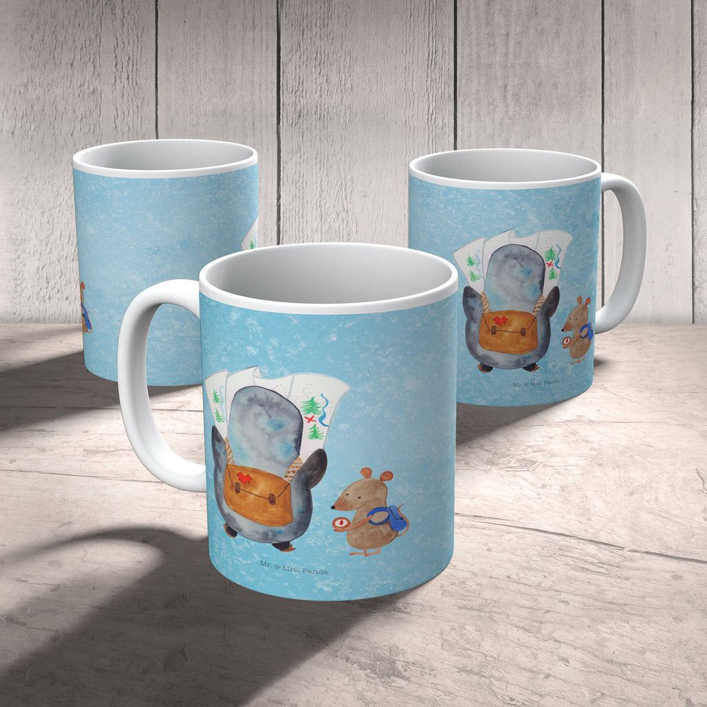 Kindertasse Pinguin & Maus Wanderer Kindertasse, Kinder Tasse, Kunststoff Tasse, Kindergarten Tasse, Trinkbecher, Camping Becher, Kaffeetasse, Kunststoffbecher, Kindergartenbecher, Outdoorgeschirr, Kunststoffgeschirr, Reisebecher, Reisetasse, Kinderbecher, Bruchfeste Tasse, Bruchsichere Tasse, Plastik Tasse, Plastiktasse, Pinguin, Pinguine, Abenteurer, Abenteuer, Roadtrip, Ausflug, Wanderlust, wandern