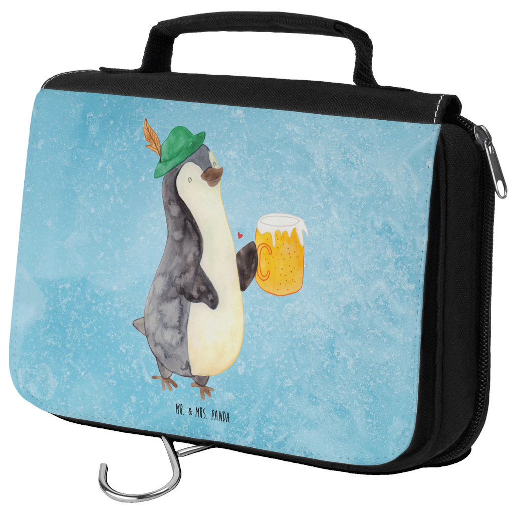 Kulturbeutel Pinguin Bier Kulturbeutel, Zum Aufhängen, Waschtasche, Kosmetiktasche, Damen, Herren, Aufbewahrungstasche, Schminktasche, Kosmetikbeutel, Organizer, Kulturtasche, Schminkutensil, Pinguin, Pinguine, Bier, Oktoberfest