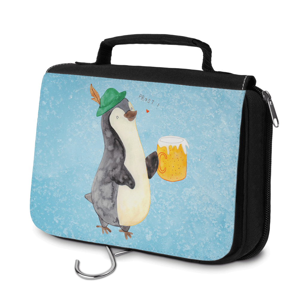 Kulturbeutel Pinguin Bier Kulturbeutel, Zum Aufhängen, Waschtasche, Kosmetiktasche, Damen, Herren, Aufbewahrungstasche, Schminktasche, Kosmetikbeutel, Organizer, Kulturtasche, Schminkutensil, Pinguin, Pinguine, Bier, Oktoberfest