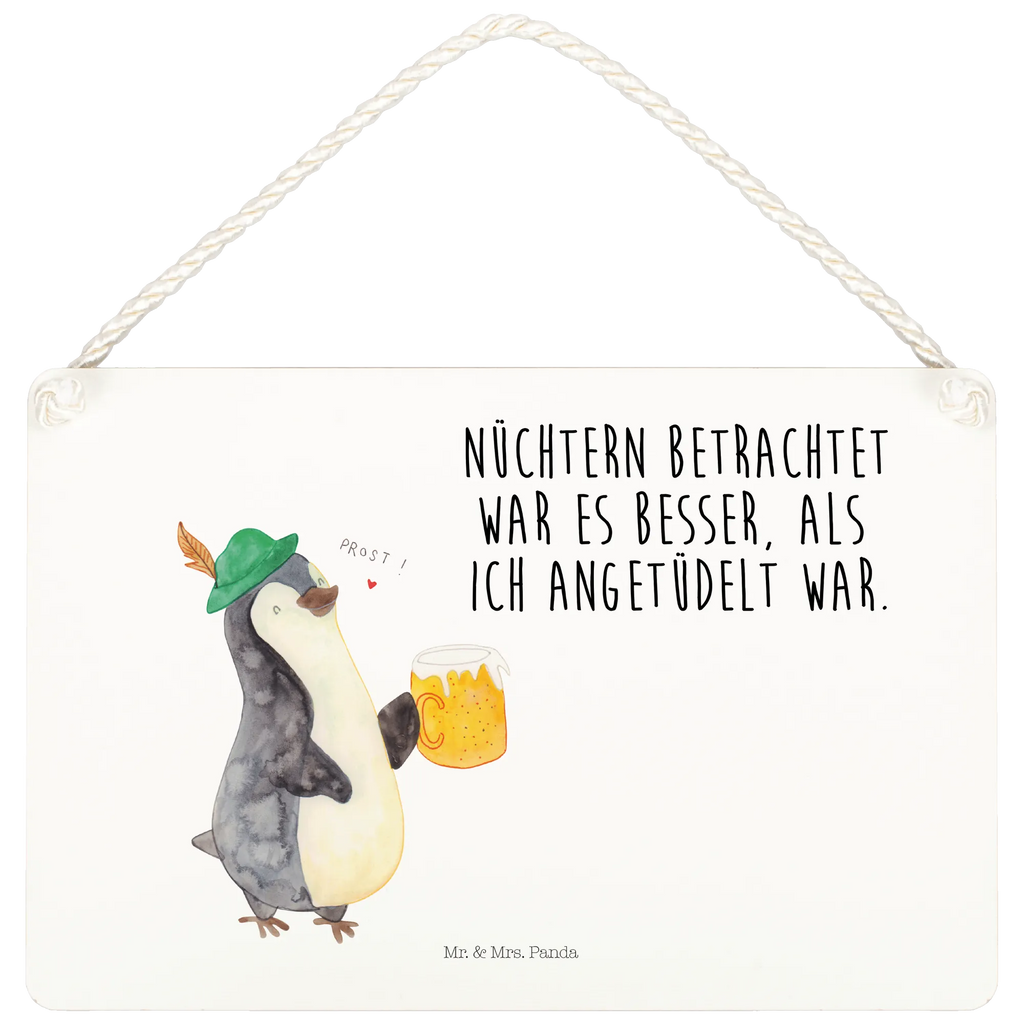 Deko Schild Pinguin Bier Dekoschild, Deko Schild, Schild, Tür Schild, Türschild, Holzschild, Wandschild, Wanddeko, Pinguin, Pinguine, Bier, Oktoberfest