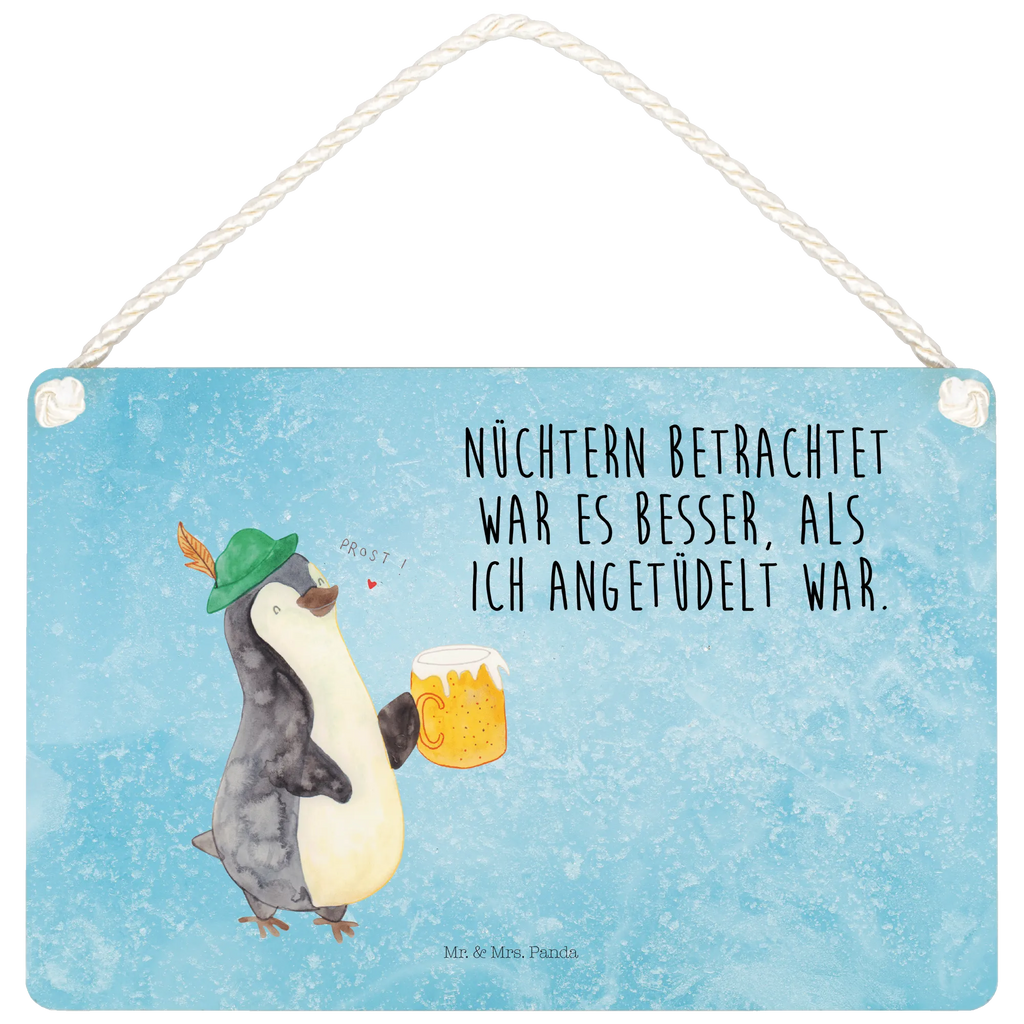 Deko Schild Pinguin Bier Dekoschild, Deko Schild, Schild, Tür Schild, Türschild, Holzschild, Wandschild, Wanddeko, Pinguin, Pinguine, Bier, Oktoberfest