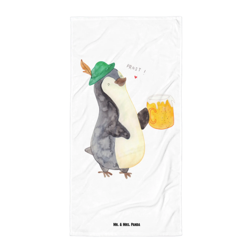 XL Badehandtuch Pinguin Bier Handtuch, Badetuch, Duschtuch, Strandtuch, Saunatuch, Pinguin, Pinguine, Bier, Oktoberfest