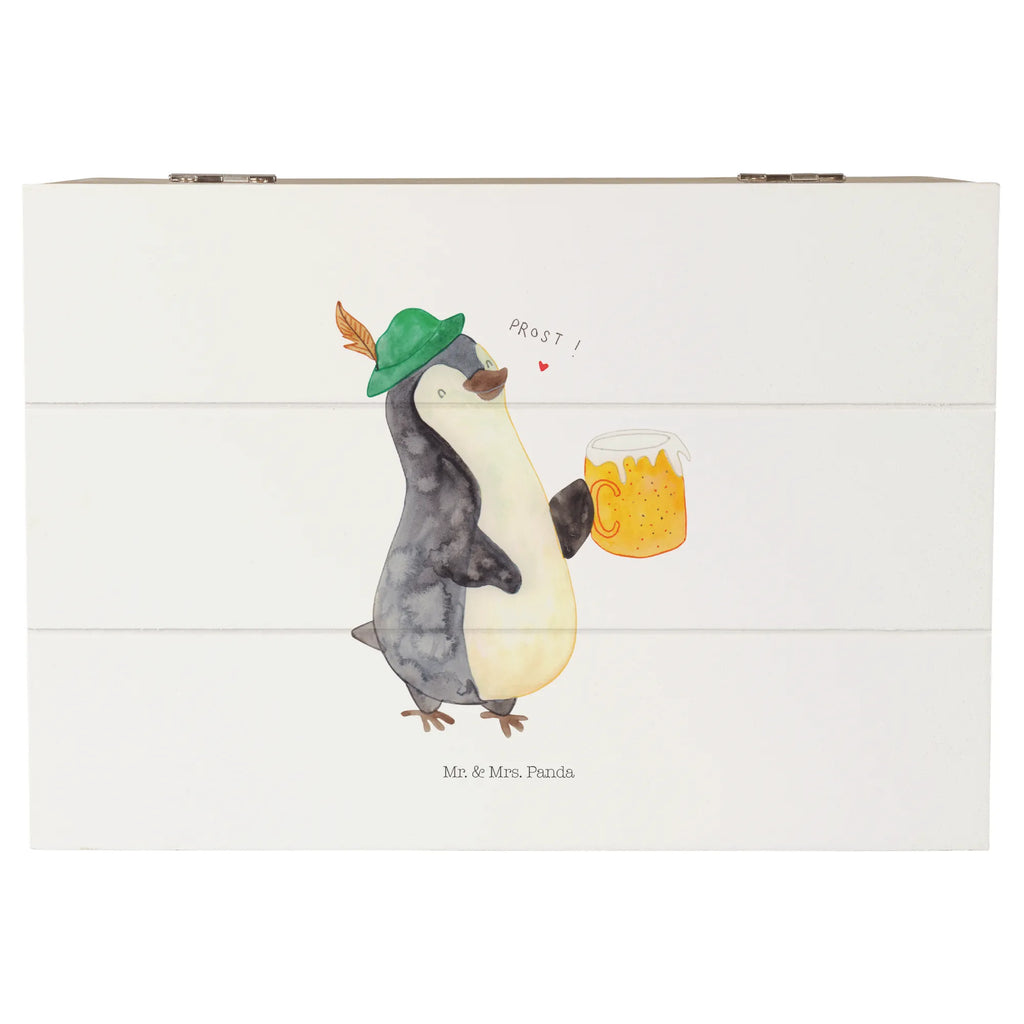 Holzkiste Pinguin Bier Holzkiste, Kiste, Schatzkiste, Truhe, Schatulle, XXL, Erinnerungsbox, Erinnerungskiste, Dekokiste, Aufbewahrungsbox, Geschenkbox, Geschenkdose, Pinguin, Pinguine, Bier, Oktoberfest