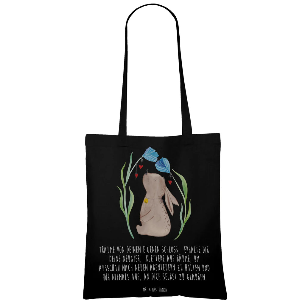 Tragetasche Hase Blume Beuteltasche, Beutel, Einkaufstasche, Jutebeutel, Stoffbeutel, Tasche, Shopper, Umhängetasche, Strandtasche, Schultertasche, Stofftasche, Tragetasche, Badetasche, Jutetasche, Einkaufstüte, Laptoptasche, Ostern, Osterhase, Ostergeschenke, Osternest, Osterdeko, Geschenke zu Ostern, Ostern Geschenk, Ostergeschenke Kinder, Ostern Kinder, Hase, Kaninchen, Kind, Taufe, Taufgeschenk, Geburt, Schwangerschaft, erstes Kind, Kindergeburtstag, Geburtstag, Hoffnung, Träume