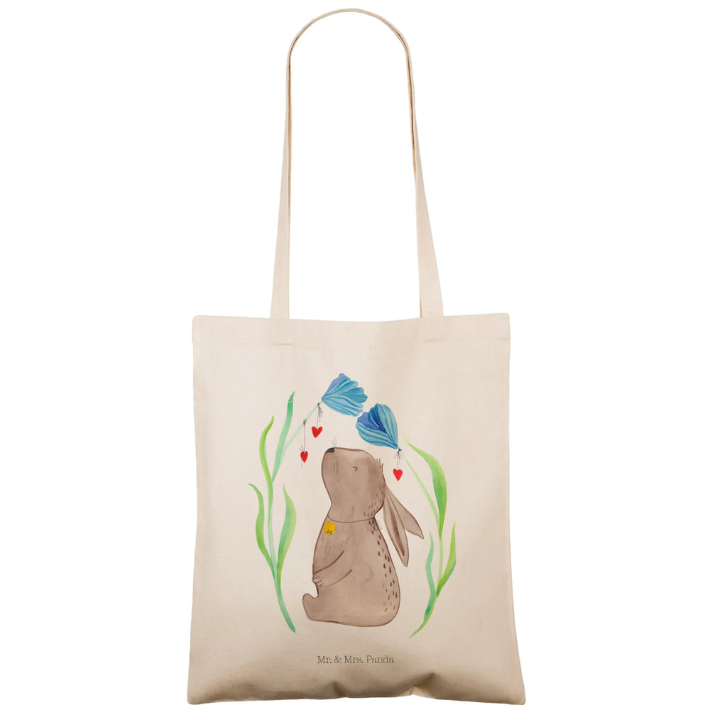 Tragetasche Hase Blume Beuteltasche, Beutel, Einkaufstasche, Jutebeutel, Stoffbeutel, Tasche, Shopper, Umhängetasche, Strandtasche, Schultertasche, Stofftasche, Tragetasche, Badetasche, Jutetasche, Einkaufstüte, Laptoptasche, Ostern, Osterhase, Ostergeschenke, Osternest, Osterdeko, Geschenke zu Ostern, Ostern Geschenk, Ostergeschenke Kinder, Ostern Kinder, Hase, Kaninchen, Kind, Taufe, Taufgeschenk, Geburt, Schwangerschaft, erstes Kind, Kindergeburtstag, Geburtstag, Hoffnung, Träume