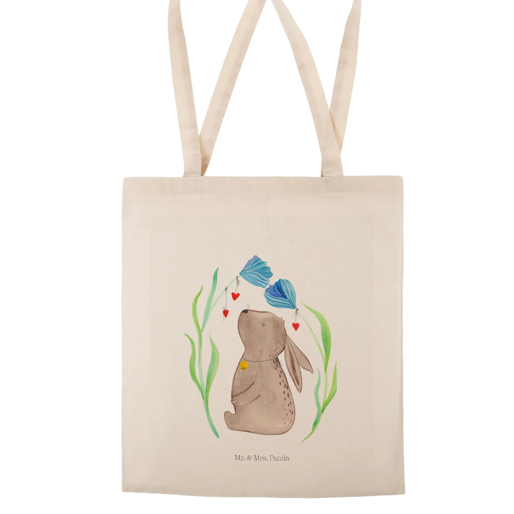 Tragetasche Hase Blume Beuteltasche, Beutel, Einkaufstasche, Jutebeutel, Stoffbeutel, Tasche, Shopper, Umhängetasche, Strandtasche, Schultertasche, Stofftasche, Tragetasche, Badetasche, Jutetasche, Einkaufstüte, Laptoptasche, Ostern, Osterhase, Ostergeschenke, Osternest, Osterdeko, Geschenke zu Ostern, Ostern Geschenk, Ostergeschenke Kinder, Ostern Kinder, Hase, Kaninchen, Kind, Taufe, Taufgeschenk, Geburt, Schwangerschaft, erstes Kind, Kindergeburtstag, Geburtstag, Hoffnung, Träume