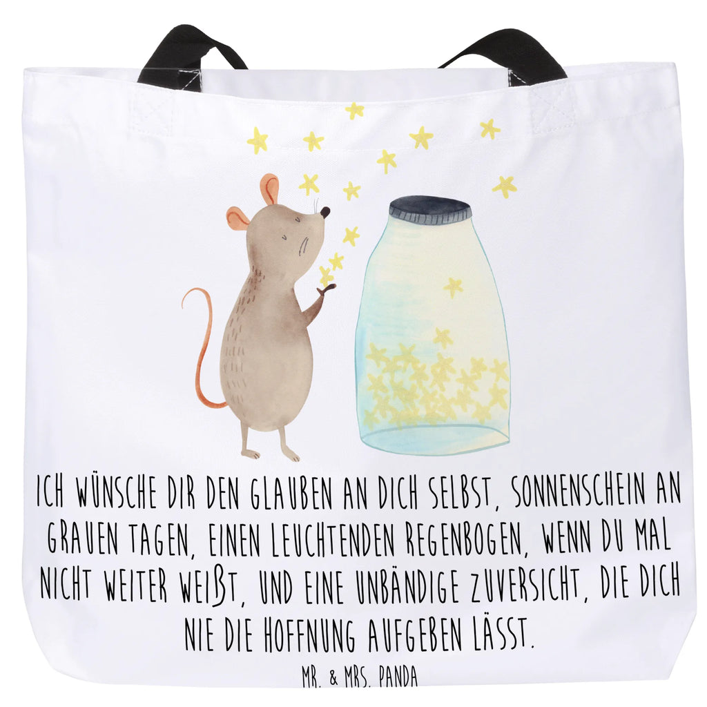 Shopper Maus Sterne Beutel, Einkaufstasche, Tasche, Strandtasche, Einkaufsbeutel, Shopper, Schultasche, Freizeittasche, Tragebeutel, Schulbeutel, Alltagstasche, Tiermotive, Gute Laune, lustige Sprüche, Tiere, Maus, Sterne, Wunsch, Kind, Taufe, Taufgeschenk, Geburt, Schwangerschaft, erstes Kind, Kindergeburtstag, Geburtstag, Hoffnung, Träume