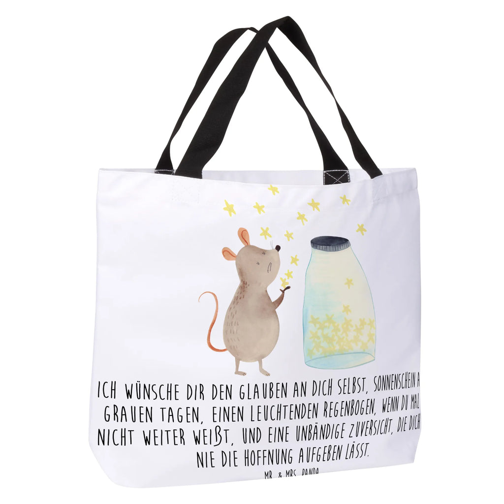 Shopper Maus Sterne Beutel, Einkaufstasche, Tasche, Strandtasche, Einkaufsbeutel, Shopper, Schultasche, Freizeittasche, Tragebeutel, Schulbeutel, Alltagstasche, Tiermotive, Gute Laune, lustige Sprüche, Tiere, Maus, Sterne, Wunsch, Kind, Taufe, Taufgeschenk, Geburt, Schwangerschaft, erstes Kind, Kindergeburtstag, Geburtstag, Hoffnung, Träume