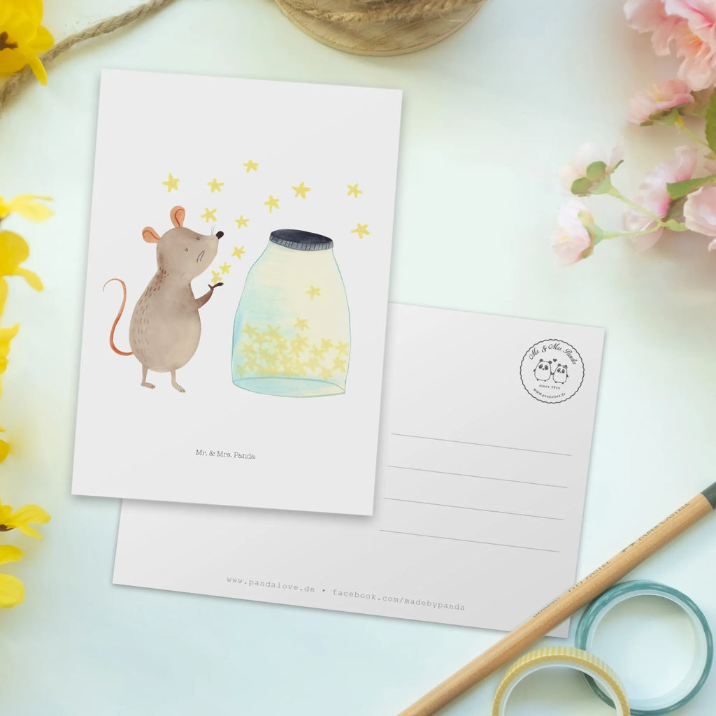 Postkarte Maus Sterne Postkarte, Karte, Geschenkkarte, Grußkarte, Einladung, Ansichtskarte, Geburtstagskarte, Einladungskarte, Dankeskarte, Ansichtskarten, Einladung Geburtstag, Einladungskarten Geburtstag, Tiermotive, Gute Laune, lustige Sprüche, Tiere, Maus, Sterne, Wunsch, Kind, Taufe, Taufgeschenk, Geburt, Schwangerschaft, erstes Kind, Kindergeburtstag, Geburtstag, Hoffnung, Träume