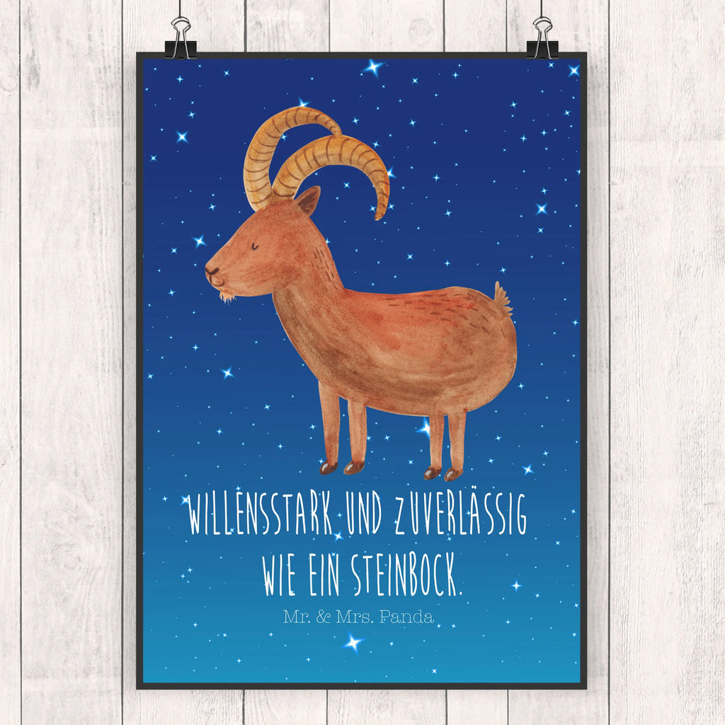 Poster Sternzeichen Steinbock Poster, Wandposter, Bild, Wanddeko, Küchenposter, Kinderposter, Wanddeko Bild, Raumdekoration, Wanddekoration, Handgemaltes Poster, Mr. & Mrs. Panda Poster, Designposter, Kunstdruck, Posterdruck, Tierkreiszeichen, Sternzeichen, Horoskop, Astrologie, Aszendent, Steinböcke, Steinbock Geschenk, Steinbock Sternzeichen, Geschenk Dezember, Geschenk Januar, Geburtstag Dezember, Geburtstag Januar, Ziege, Bock