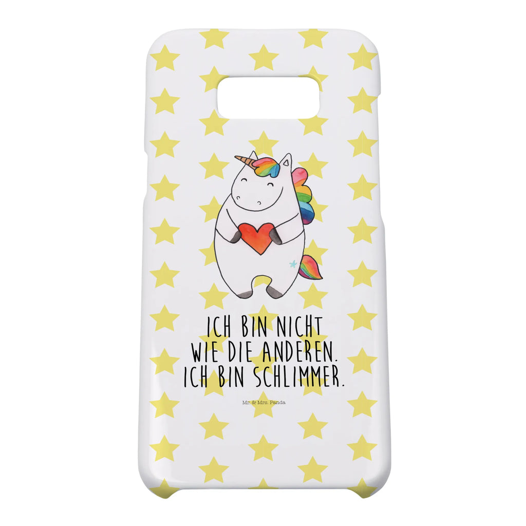 Handyhülle Einhorn Herz Handyhülle, Handycover, Cover, Handy, Hülle, Iphone 10, Iphone X, Einhorn, Einhörner, Einhorn Deko, Pegasus, Unicorn, Herz, schlimm, böse, witzig, lustig, Freundin, anders, bunt