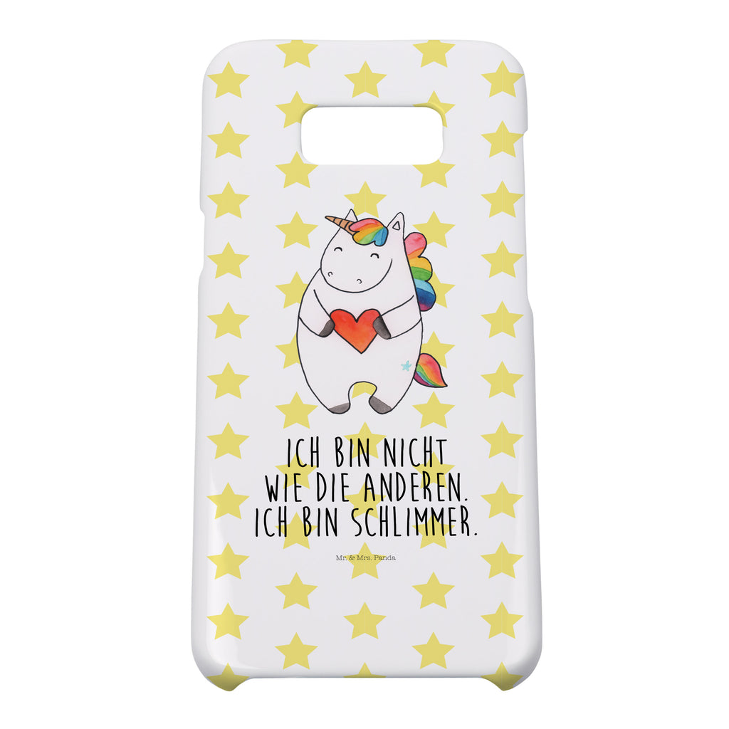 Handyhülle Einhorn Herz Handyhülle, Handycover, Cover, Handy, Hülle, Iphone 10, Iphone X, Einhorn, Einhörner, Einhorn Deko, Pegasus, Unicorn, Herz, schlimm, böse, witzig, lustig, Freundin, anders, bunt