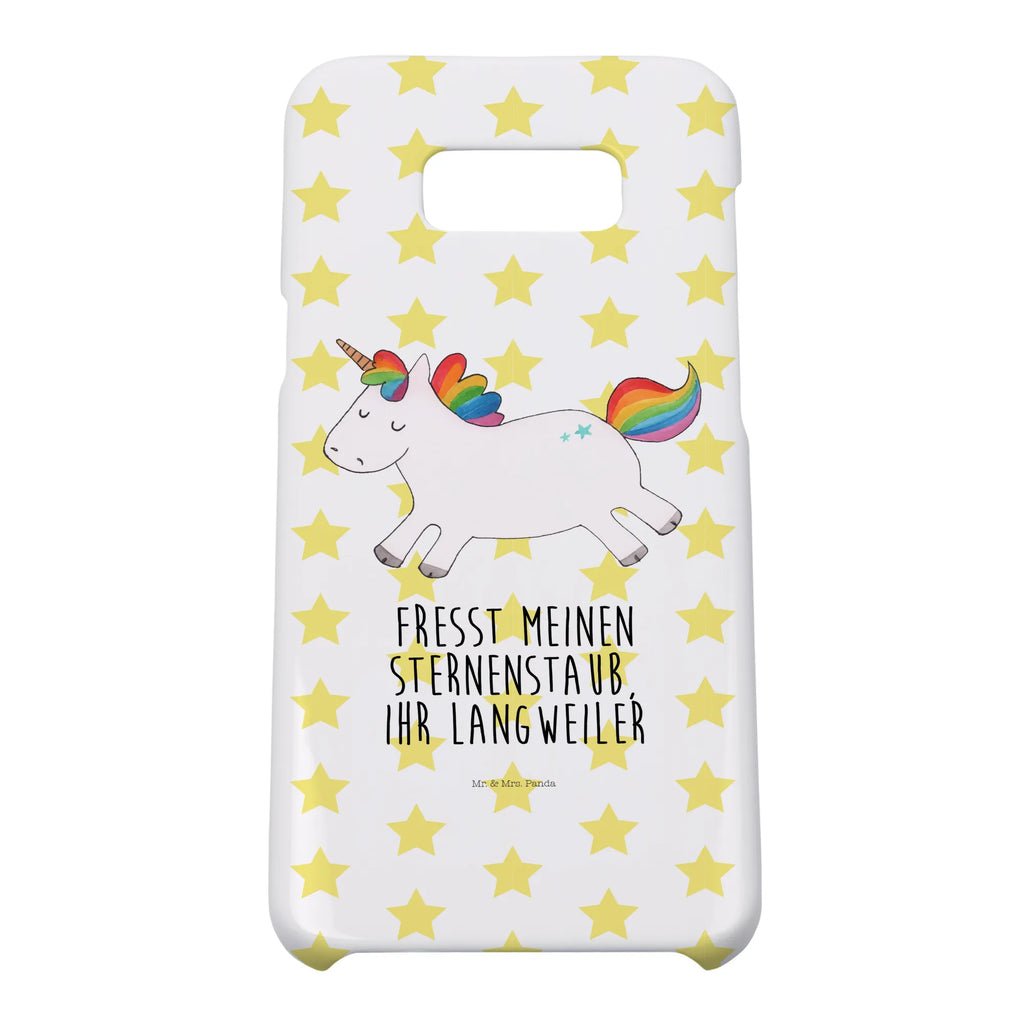 Handyhülle Einhorn Happy Handyhülle, Handycover, Cover, Handy, Hülle, Iphone 10, Iphone X, Einhorn, Einhörner, Einhorn Deko, Pegasus, Unicorn, glücklich, fröhlich, Spaß, Freude, Lebensfreude, witzig, spannend, Lächeln, Lachen