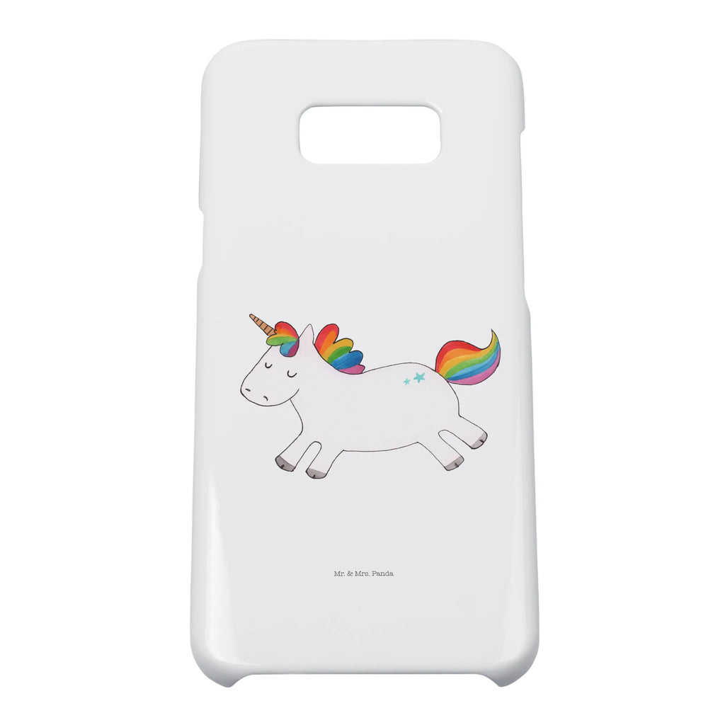 Handyhülle Einhorn Happy Handyhülle, Handycover, Cover, Handy, Hülle, Iphone 10, Iphone X, Einhorn, Einhörner, Einhorn Deko, Pegasus, Unicorn, glücklich, fröhlich, Spaß, Freude, Lebensfreude, witzig, spannend, Lächeln, Lachen