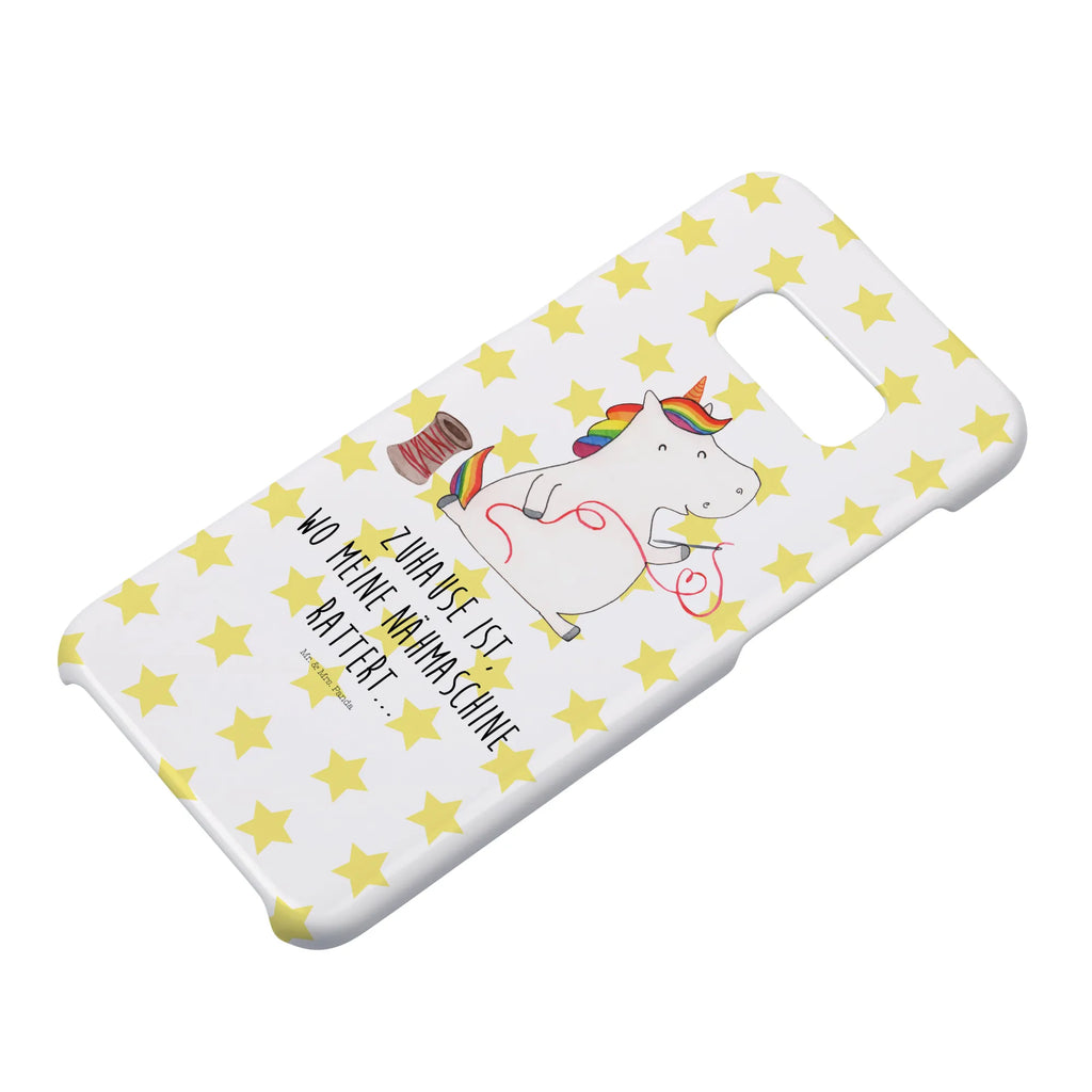 Handyhülle Einhorn Näherin Handyhülle, Handycover, Cover, Handy, Hülle, Iphone 10, Iphone X, Einhorn, Einhörner, Einhorn Deko, Pegasus, Unicorn, Näherin, nähen, Mädchen, Freundin, Häkeln, Stricken, basteln, Nähzimmer