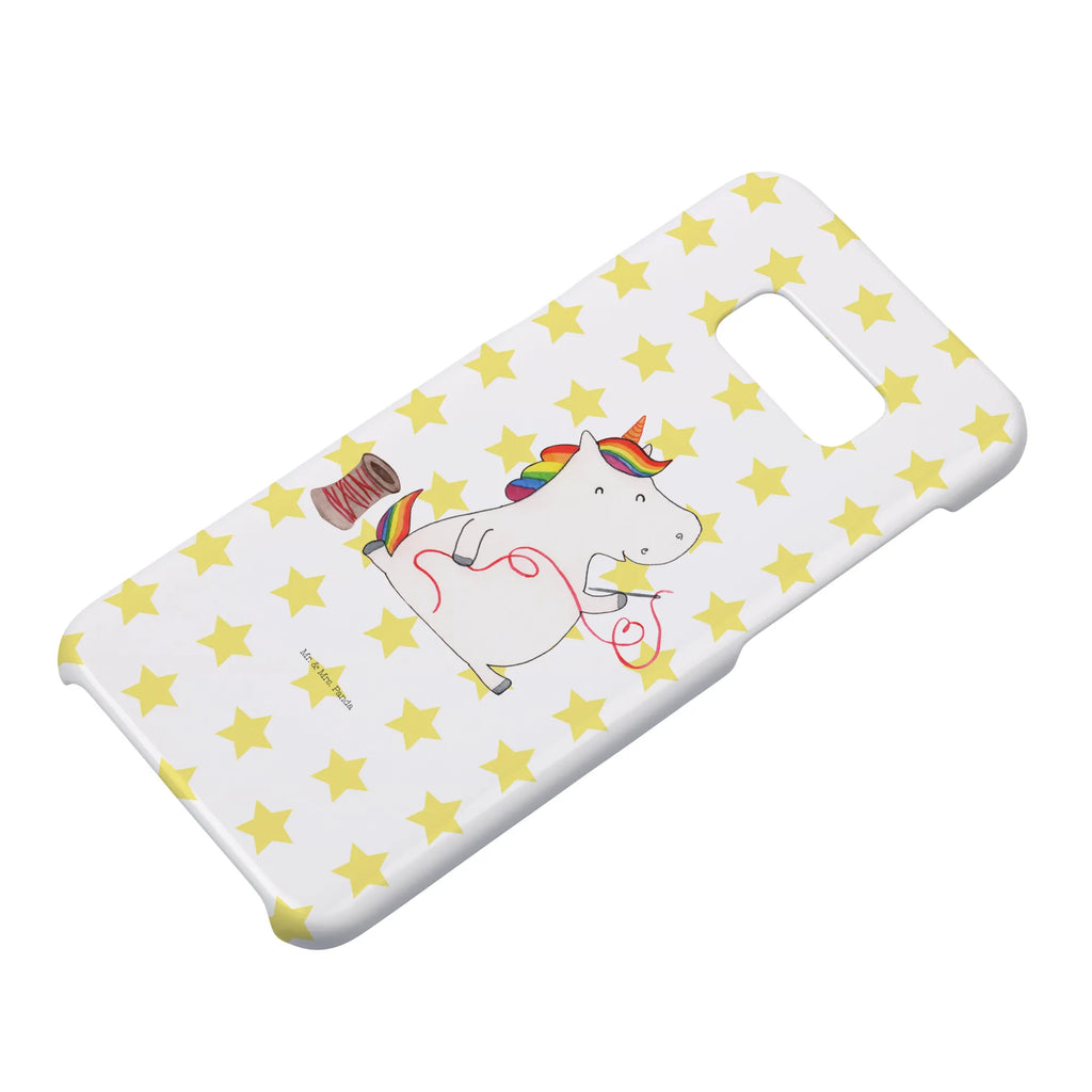 Handyhülle Einhorn Näherin Handyhülle, Handycover, Cover, Handy, Hülle, Iphone 10, Iphone X, Einhorn, Einhörner, Einhorn Deko, Pegasus, Unicorn, Näherin, nähen, Mädchen, Freundin, Häkeln, Stricken, basteln, Nähzimmer