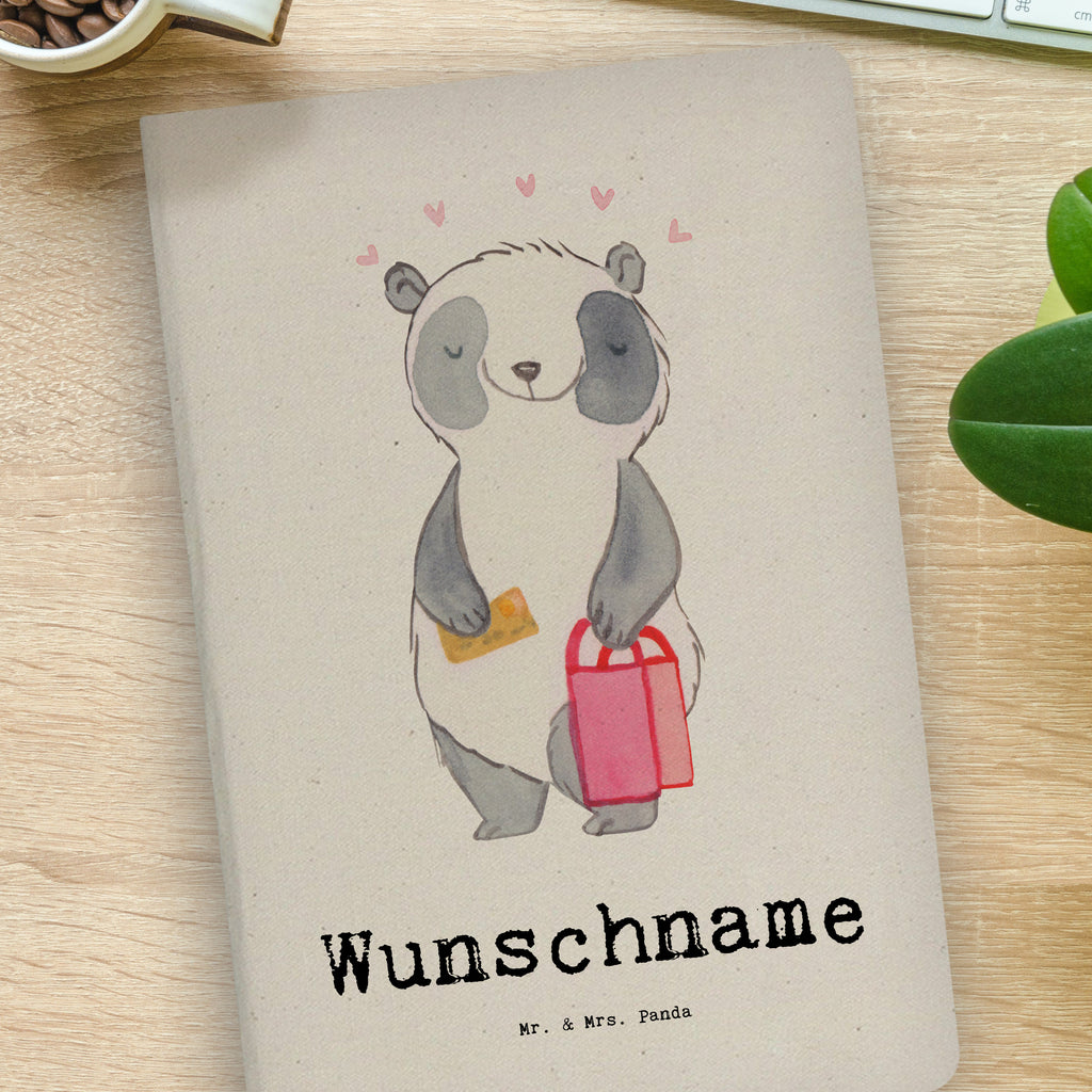 DIN A4 Personalisiertes Notizbuch Panda Bester Shoppingpartner der Welt Personalisiertes Notizbuch, Notizbuch mit Namen, Notizbuch bedrucken, Personalisierung, Namensbuch, Namen, für, Dankeschön, Geschenk, Schenken, Geburtstag, Geburtstagsgeschenk, Geschenkidee, Danke, Bedanken, Mitbringsel, Freude machen, Geschenktipp, Shoppingpartner, Shoppen, Begleitung, Partner, Freundin, Freund, bff, Shopping, Einkaufen, Shopping-Queen, Queen, Bester