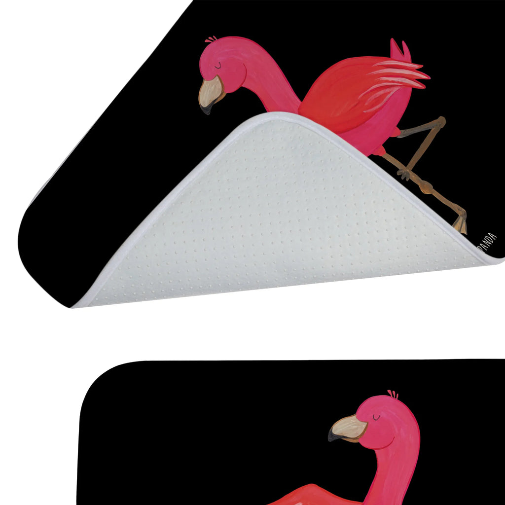 Badvorleger Flamingo Yoga Badematte, Badteppich, Duschvorleger, Badezimmerteppich, Badezimmermatte, Badvorleger, Duschmatte, Duschteppich, Badteppiche, Badgarnitur, Badematten, Teppich Badezimmer, Badezimmermatten, Flamingo, Vogel, Yoga, Namaste, Achtsamkeit, Yoga-Übung, Entspannung, Ärger, Aufregen, Tiefenentspannung