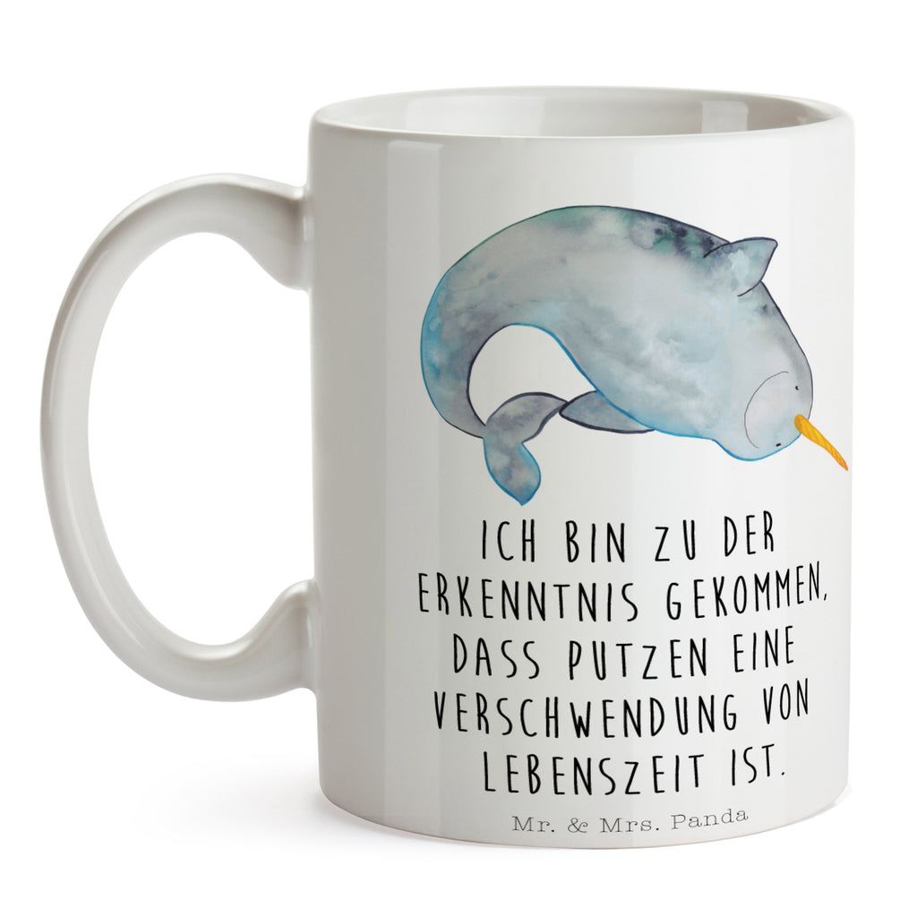 Tasse Narwal Tasse, Kaffeetasse, Teetasse, Becher, Kaffeebecher, Teebecher, Keramiktasse, Porzellantasse, Büro Tasse, Geschenk Tasse, Tasse Sprüche, Tasse Motive, Kaffeetassen, Tasse bedrucken, Designer Tasse, Cappuccino Tassen, Schöne Teetassen, Meerestiere, Meer, Urlaub, Narwal, Wal, Putzen, Hausfrau, Junggesellin, aufräumen, Kinderzimmer