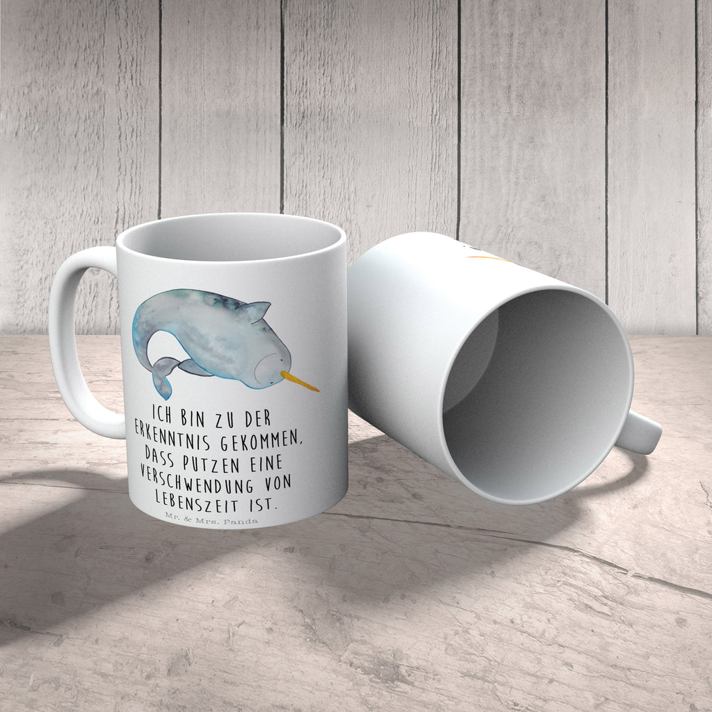 Tasse Narwal Tasse, Kaffeetasse, Teetasse, Becher, Kaffeebecher, Teebecher, Keramiktasse, Porzellantasse, Büro Tasse, Geschenk Tasse, Tasse Sprüche, Tasse Motive, Kaffeetassen, Tasse bedrucken, Designer Tasse, Cappuccino Tassen, Schöne Teetassen, Meerestiere, Meer, Urlaub, Narwal, Wal, Putzen, Hausfrau, Junggesellin, aufräumen, Kinderzimmer