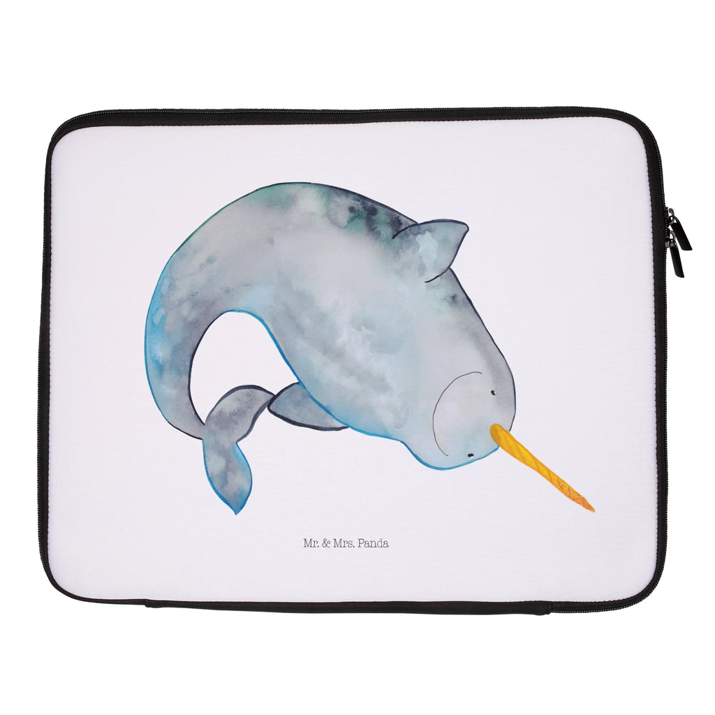 Notebook Tasche Narwal Notebook Tasche, Laptop, Computertasche, Tasche, Notebook-Tasche, Notebook-Reisehülle, Notebook Schutz, Meerestiere, Meer, Urlaub, Narwal, Wal, Putzen, Hausfrau, Junggesellin, aufräumen, Kinderzimmer