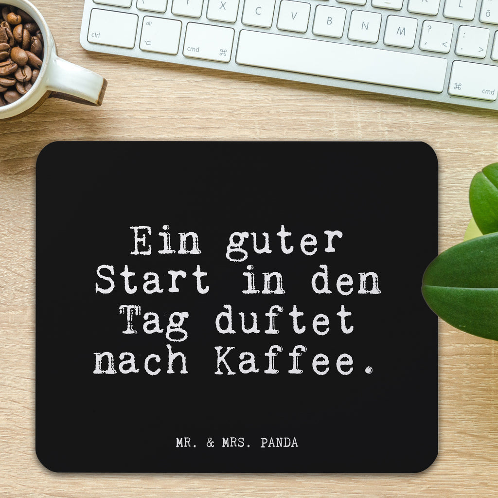 Mauspad Fun Talk Ein guter Start in den Tag duftet nach Kaffee. Mousepad, Computer zubehör, Büroausstattung, PC Zubehör, Arbeitszimmer, Mauspad, Einzigartiges Mauspad, Designer Mauspad, Mausunterlage, Mauspad Büro, Spruch, Sprüche, lustige Sprüche, Weisheiten, Zitate, Spruch Geschenke, Glizer Spruch Sprüche Weisheiten Zitate Lustig Weisheit Worte