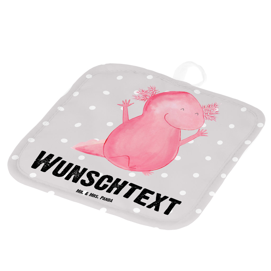 Personalisierte Topflappen Axolotl Hurra Topflappen personalisiert, Personalisierte Topfuntersetzer, Personalisierter Ofenhandschuh, Topflappen Set personalisiert, Topflappen mit Namen, Namensaufdruck, Axolotl, Molch, Axolot, Schwanzlurch, Lurch, Lurche, fröhlich, Spaß, Freude, Motivation, Zufriedenheit