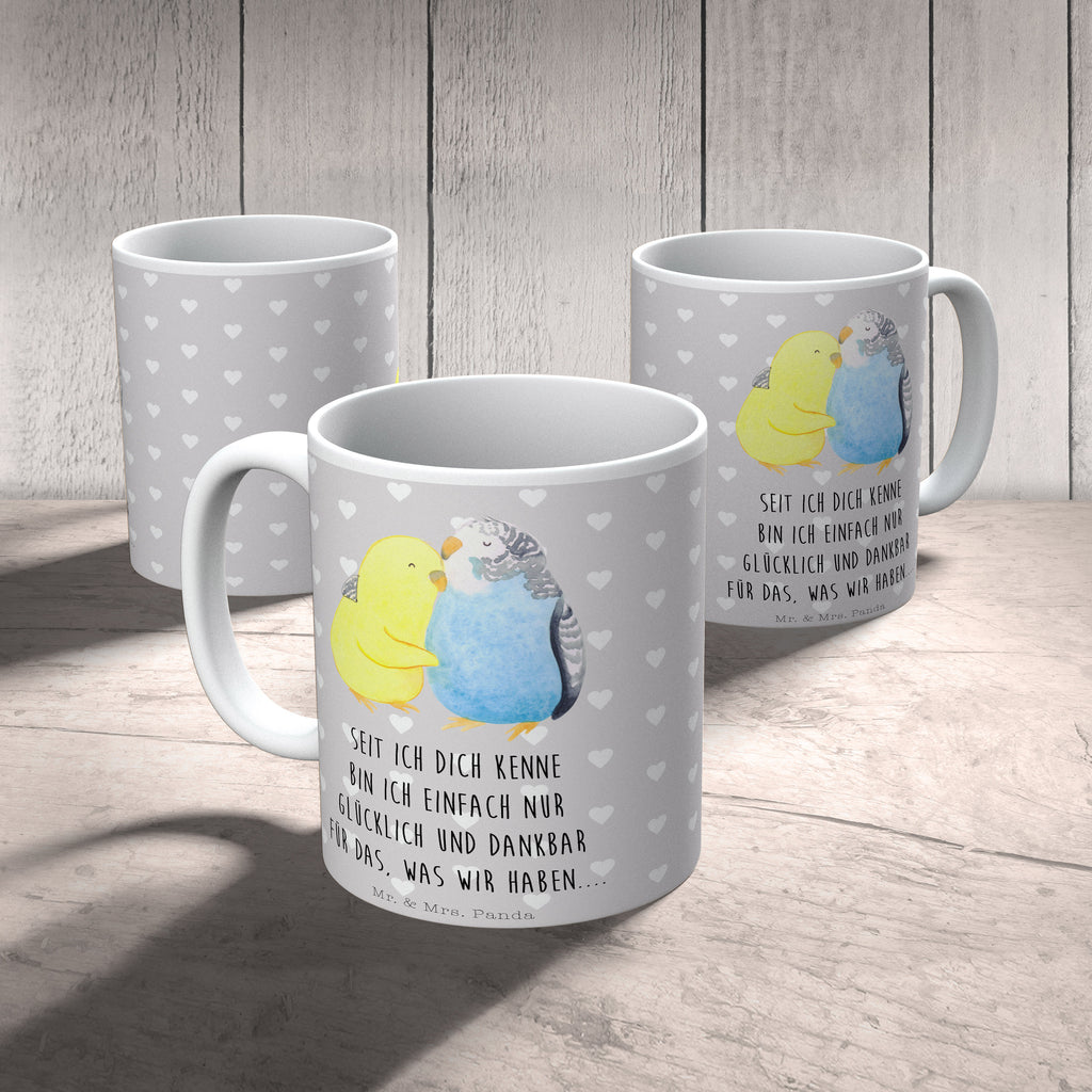 Tasse Wellensittich Liebe Tasse, Kaffeetasse, Teetasse, Becher, Kaffeebecher, Teebecher, Keramiktasse, Porzellantasse, Büro Tasse, Geschenk Tasse, Tasse Sprüche, Tasse Motive, Kaffeetassen, Tasse bedrucken, Designer Tasse, Cappuccino Tassen, Schöne Teetassen, Liebe, Partner, Freund, Freundin, Ehemann, Ehefrau, Heiraten, Verlobung, Heiratsantrag, Liebesgeschenk, Jahrestag, Hocheitstag, Vögel, Wellensittich, Nähe, Kuscheln, Vertrauen