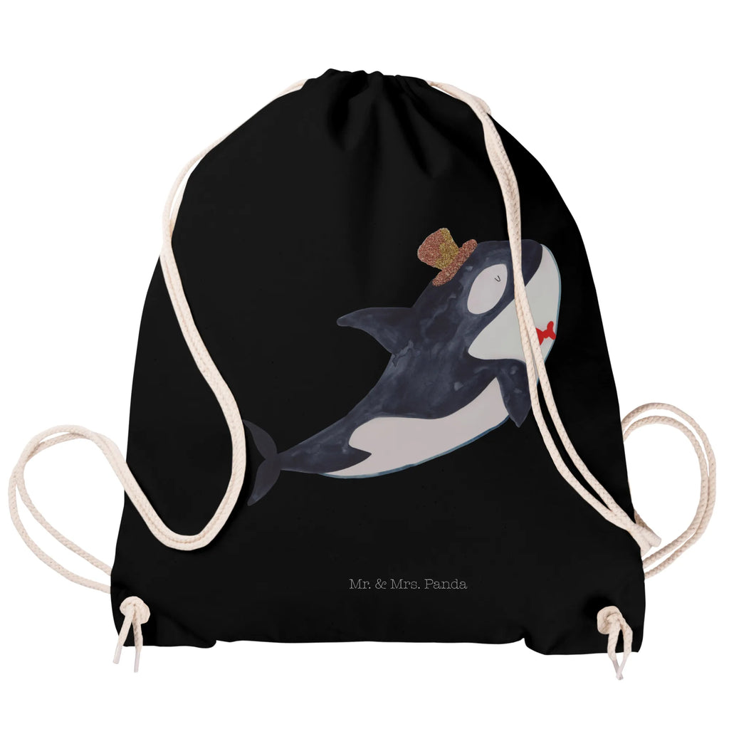 Sportbeutel Orca Zylinder Sportbeutel, Turnbeutel, Beutel, Sporttasche, Tasche, Stoffbeutel, Sportbeutel Kinder, Gymsack, Beutel Rucksack, Kleine Sporttasche, Sportzubehör, Turnbeutel Baumwolle, Meerestiere, Meer, Urlaub, Narwal, Glitter, Konfetti, Glitzer, Geburtstag, Feier, Fete, Fest, Glückwunsch, Orca