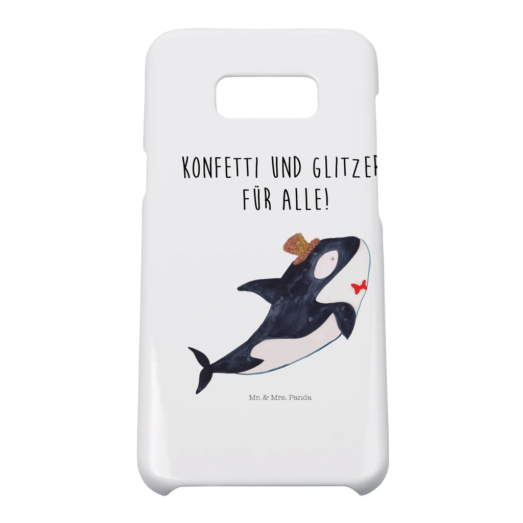 Handyhülle Orca Zylinder Handyhülle, Handycover, Cover, Handy, Hülle, Iphone 10, Iphone X, Meerestiere, Meer, Urlaub, Narwal, Glitter, Konfetti, Glitzer, Geburtstag, Feier, Fete, Fest, Glückwunsch, Orca