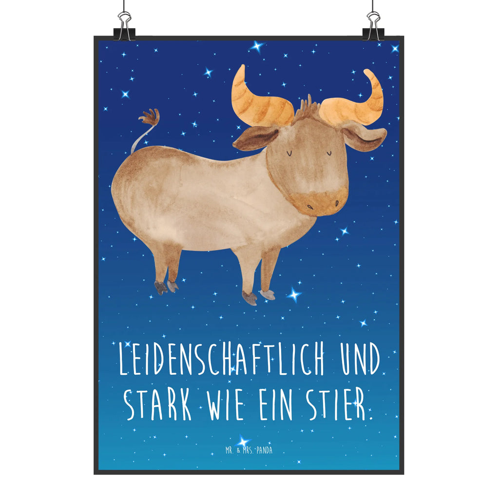 Poster Sternzeichen Stier Poster, Wandposter, Bild, Wanddeko, Küchenposter, Kinderposter, Wanddeko Bild, Raumdekoration, Wanddekoration, Handgemaltes Poster, Mr. & Mrs. Panda Poster, Designposter, Kunstdruck, Posterdruck, Tierkreiszeichen, Sternzeichen, Horoskop, Astrologie, Aszendent, Stier, Stier Geschenk, Stier Sternzeichen, Geschenk Mai, Geschenk April, Geburtstag Mai, Geburtstag April, Rind, Ochse