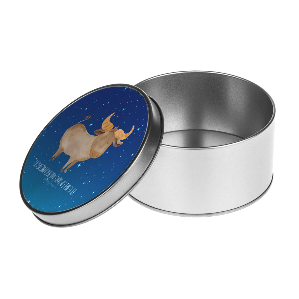 Blechdose rund Sternzeichen Stier Metalldose, Keksdose, Dose, Vorratsdose, Geschenkbox, Lunchbox, Aufbewahrungsbox, Vorratsdosen, Metallkiste, Metallbox, Metallboxen, Aufbewahrungskiste, Geschenkkiste, Blechdosen mit Deckel, Metallkiste mit Deckel, Vorratsdosen mit Deckel, Metall Dose, Tierkreiszeichen, Sternzeichen, Horoskop, Astrologie, Aszendent, Stier, Stier Geschenk, Stier Sternzeichen, Geschenk Mai, Geschenk April, Geburtstag Mai, Geburtstag April, Rind, Ochse