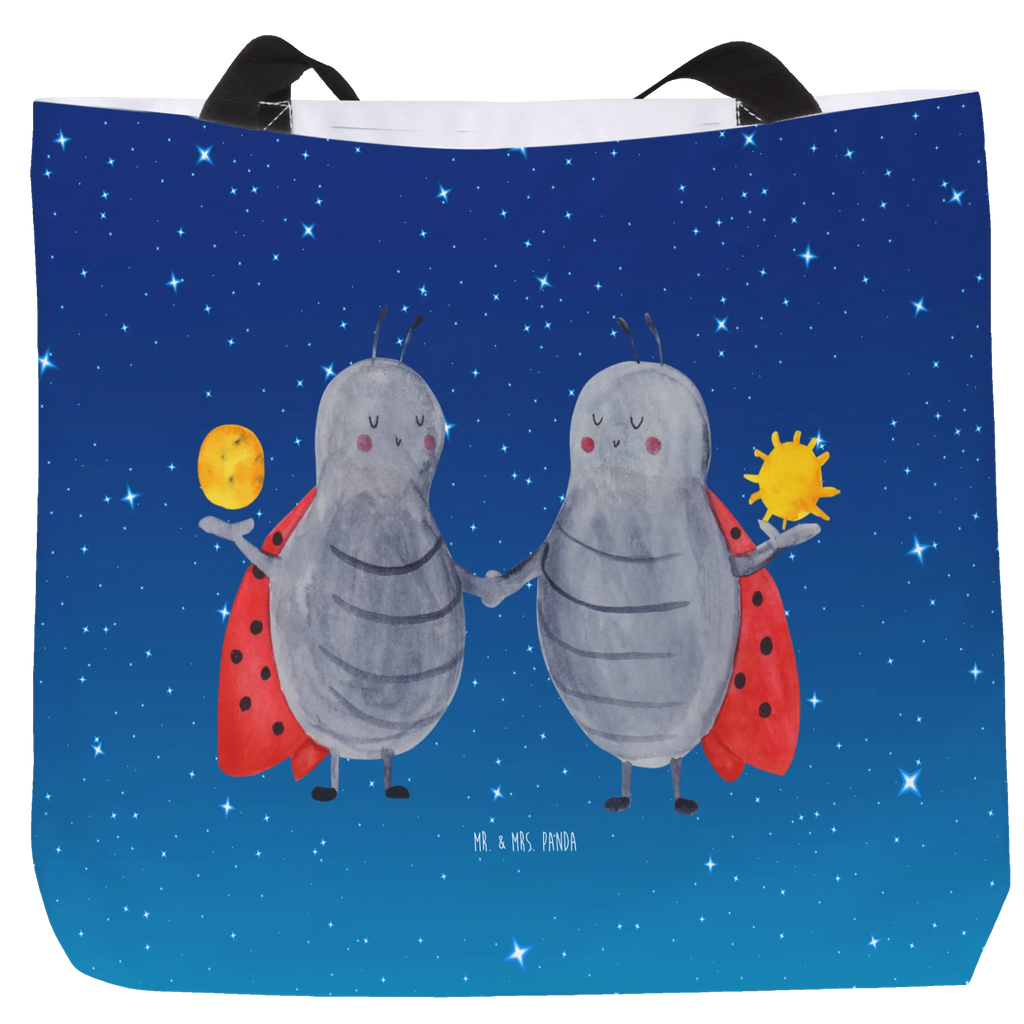 Shopper Sternzeichen Zwilling Beutel, Einkaufstasche, Tasche, Strandtasche, Einkaufsbeutel, Shopper, Schultasche, Freizeittasche, Tragebeutel, Schulbeutel, Alltagstasche, Tierkreiszeichen, Sternzeichen, Horoskop, Astrologie, Aszendent, Zwillinge, Zwilling Geschenk, Zwilling Sternzeichen, Geburtstag Mai, Geschenk Mai, Geschenk Juni, Marienkäfer, Glückskäfer, Zwillingsbruder, Zwillingsschwester