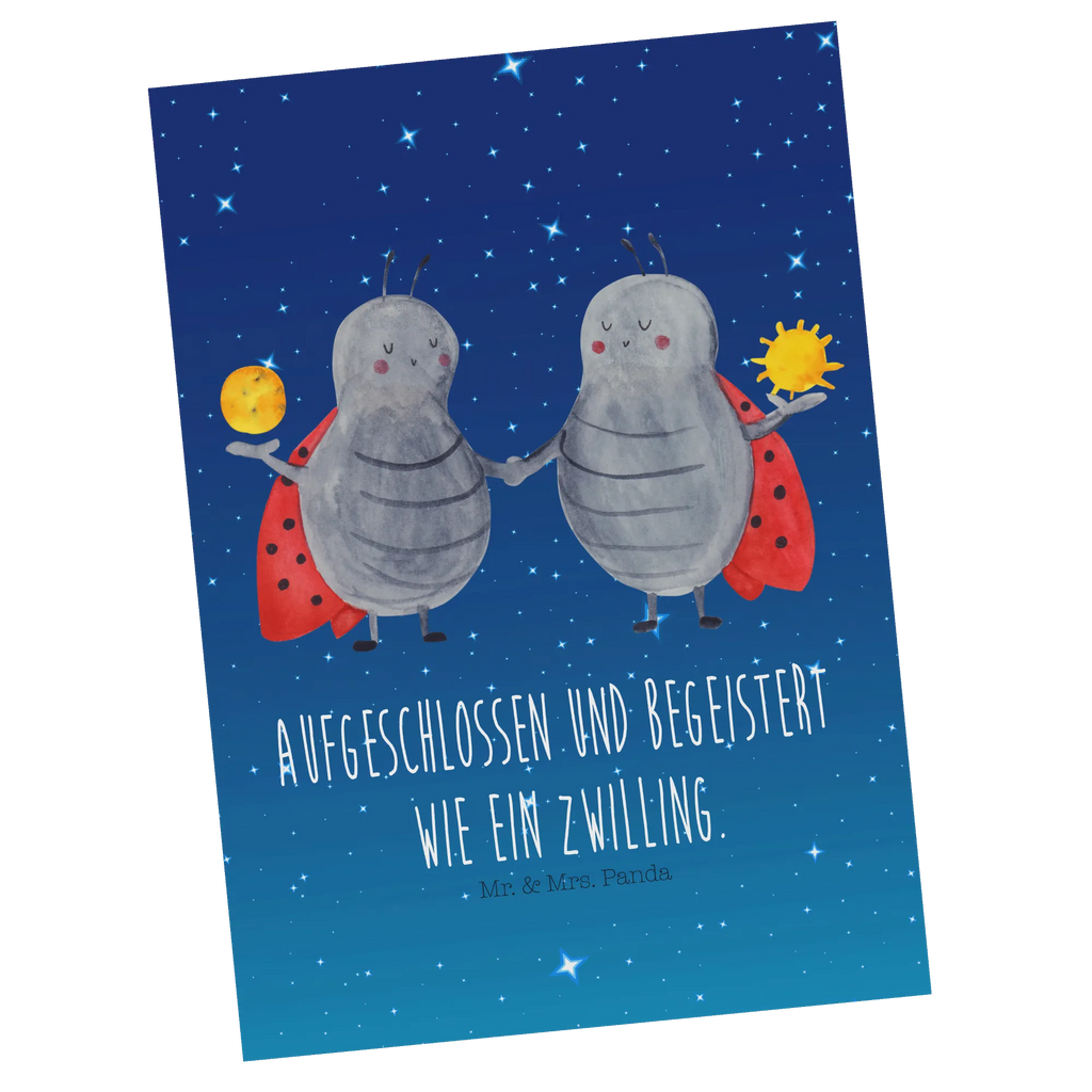 Postkarte Sternzeichen Zwilling Postkarte, Karte, Geschenkkarte, Grußkarte, Einladung, Ansichtskarte, Geburtstagskarte, Einladungskarte, Dankeskarte, Ansichtskarten, Einladung Geburtstag, Einladungskarten Geburtstag, Tierkreiszeichen, Sternzeichen, Horoskop, Astrologie, Aszendent, Zwillinge, Zwilling Geschenk, Zwilling Sternzeichen, Geburtstag Mai, Geschenk Mai, Geschenk Juni, Marienkäfer, Glückskäfer, Zwillingsbruder, Zwillingsschwester