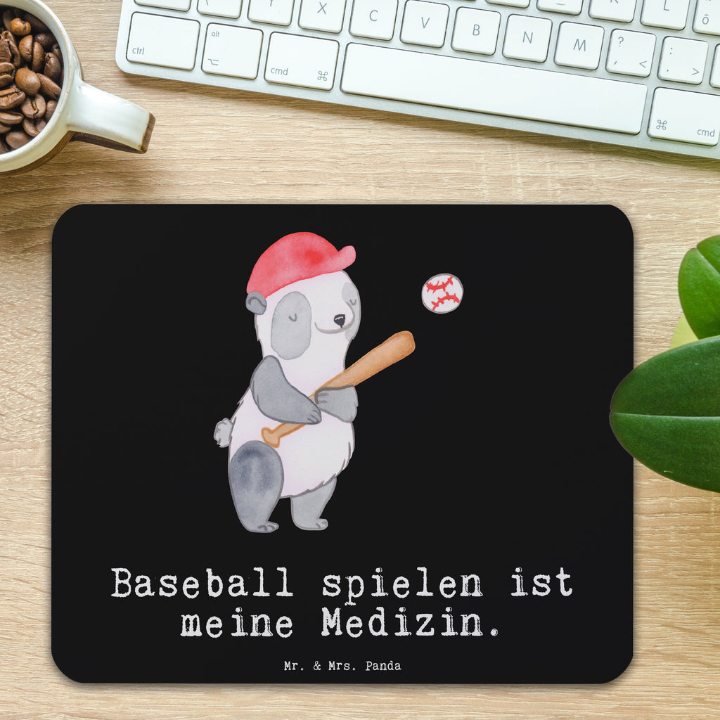 Mauspad Panda Baseball spielen Medizin Mousepad, Computer zubehör, Büroausstattung, PC Zubehör, Arbeitszimmer, Mauspad, Einzigartiges Mauspad, Designer Mauspad, Mausunterlage, Mauspad Büro, Geschenk, Sport, Sportart, Hobby, Schenken, Danke, Dankeschön, Auszeichnung, Gewinn, Sportler, Baseball spielen, Baseball Spielen, Baseball Match, Ballsport, Baseballplatz, Baseballverein