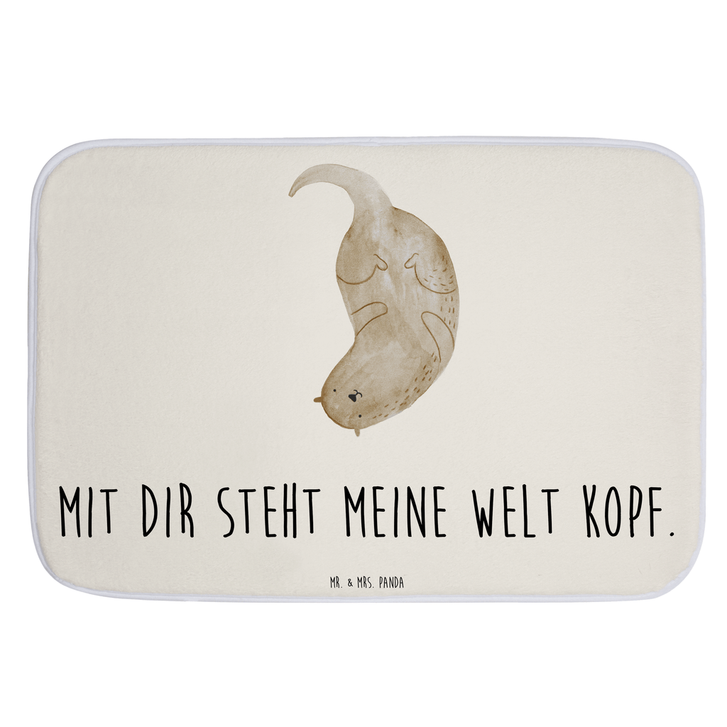 Badvorleger Otter Kopfüber Badematte, Badteppich, Duschvorleger, Badezimmerteppich, Badezimmermatte, Badvorleger, Duschmatte, Duschteppich, Badteppiche, Badgarnitur, Badematten, Teppich Badezimmer, Badezimmermatten, Otter, Fischotter, Seeotter, Otter Seeotter See Otter